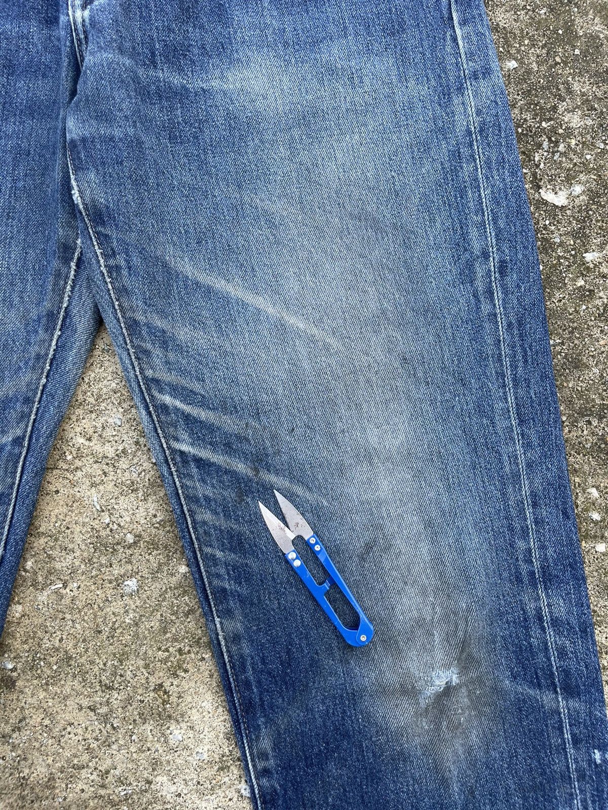 Japanese Brand × Jean × Uniqlo 🔥 Japanase Brand Uniqlo Rusty Distressed Denim W32🔥 Size US 32 / EU 48 - 7 Thumbnail