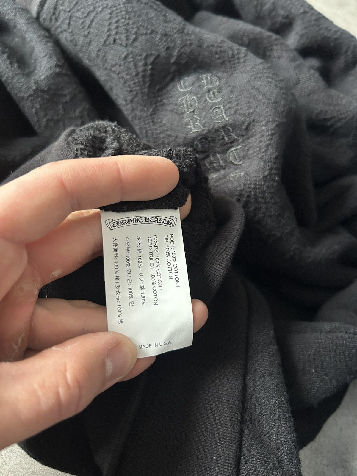 Chrome Hearts Chrome Hearts Jacquard Monogram Sweatshirt Black Size US M / EU 48-50 / 2 - 10 Thumbnail