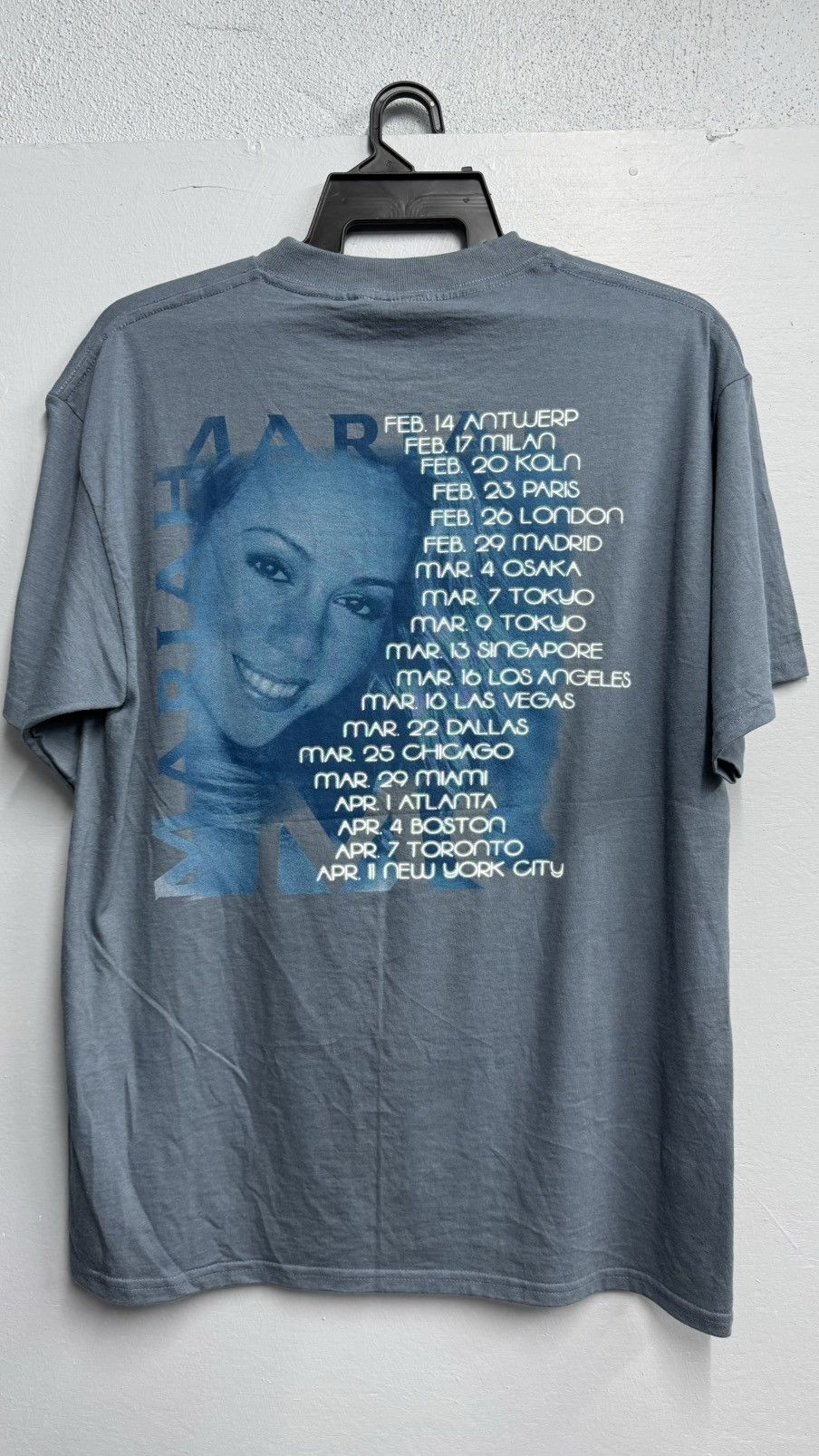 Band Tees × Vintage Vintage Mariah Carey rainbow world tour Size US L / EU 52-54 / 3 - 2 Thumbnail