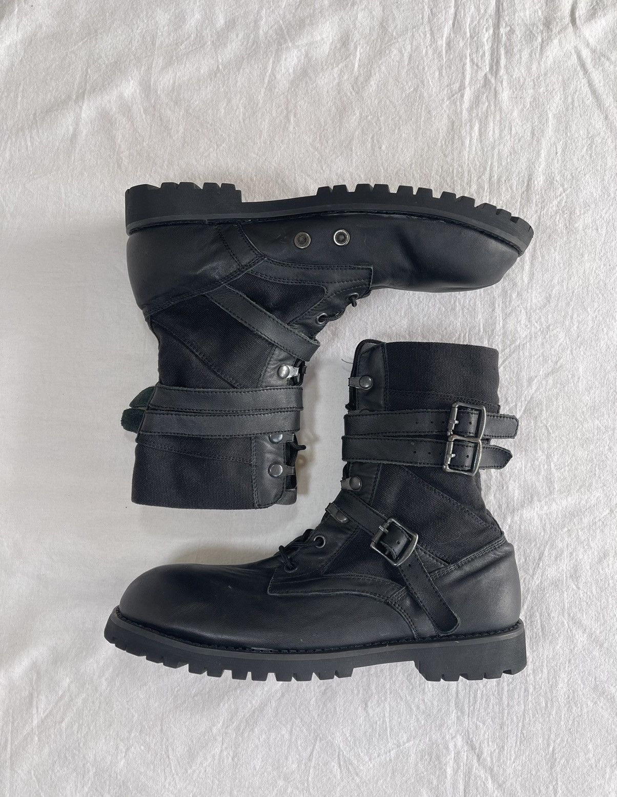 Number (N)ine AW2006 “Welcome to the Shadow” Combat Boots | Grailed