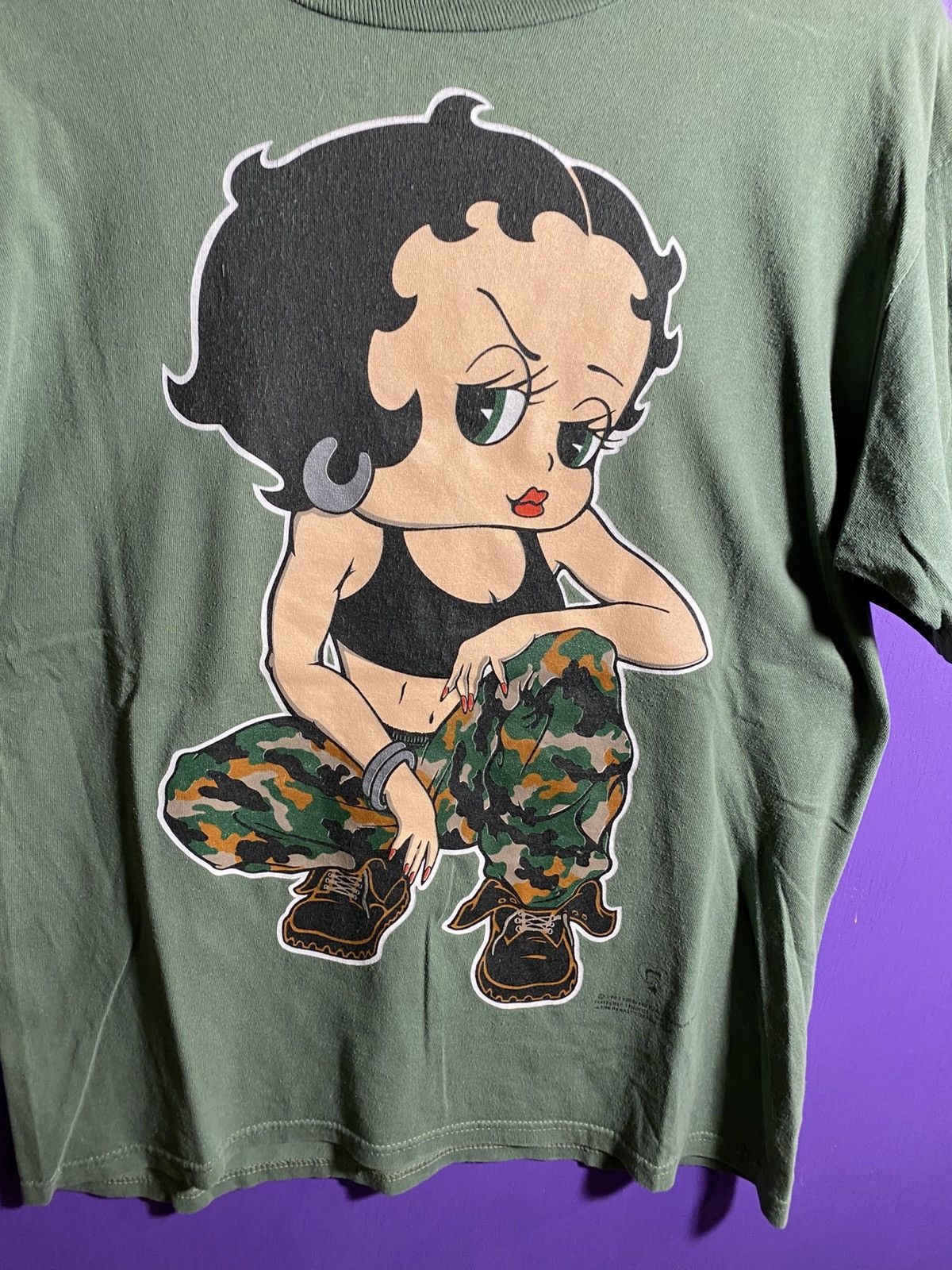 Other Vintage 1997 Betty boop military style t-shirt Size US M / EU 48-50 / 2 - 3 Thumbnail