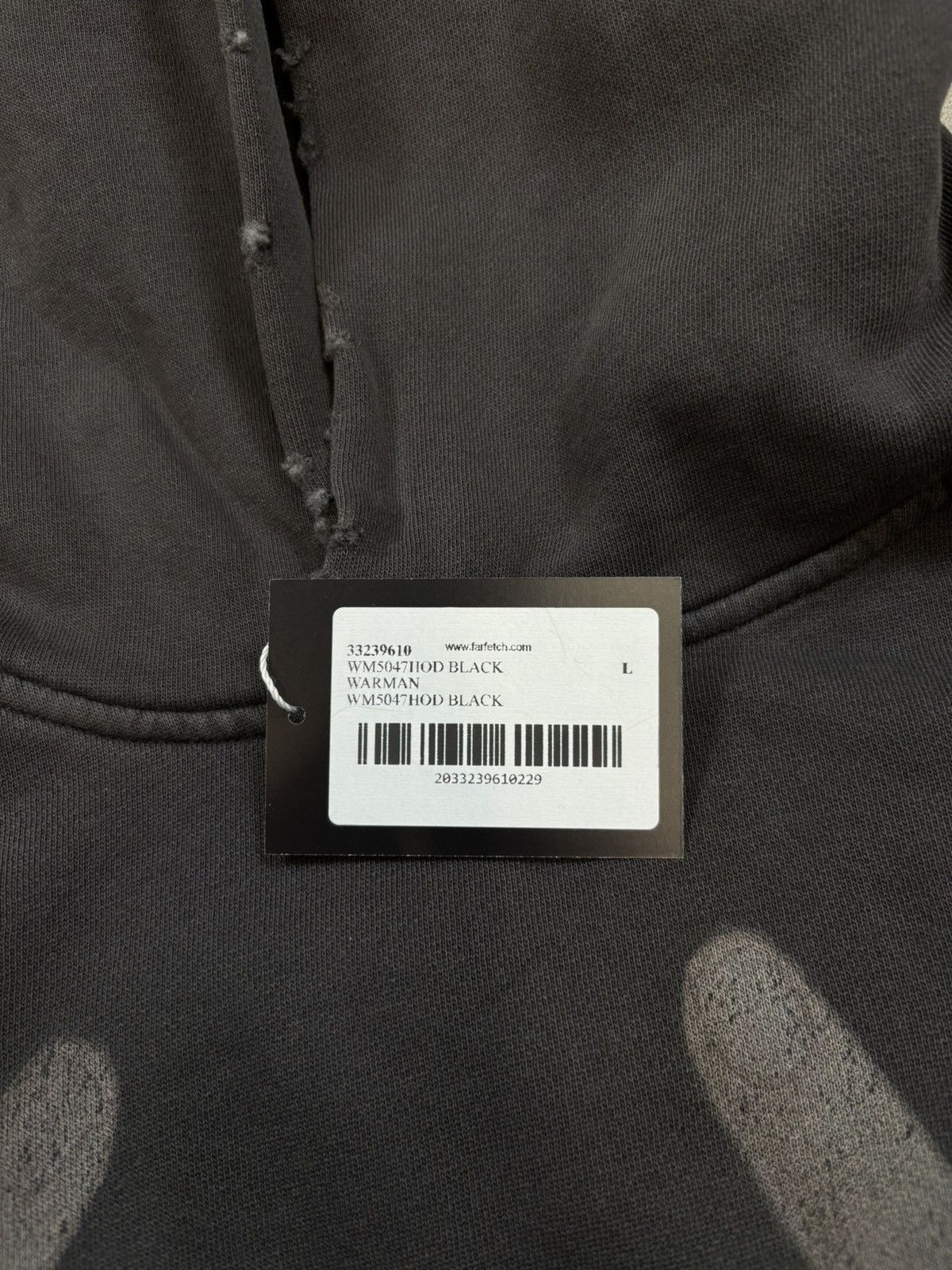 Other Warman Middle Fingers up Graphic Hoodie, Black Size US L / EU 52-54 / 3 - 9 Thumbnail