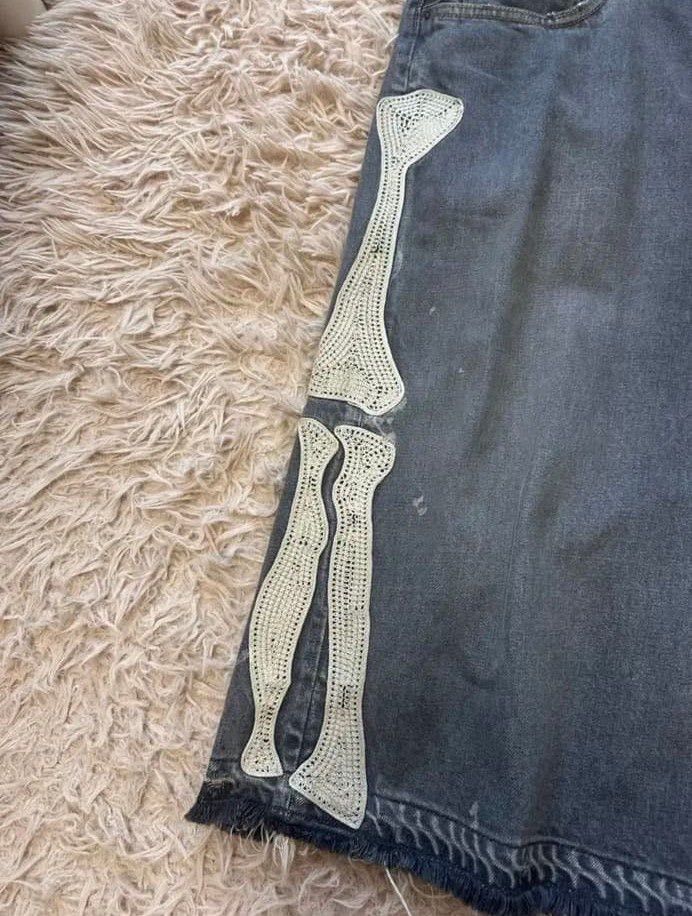 Kapital Kapital skeleton skull shorts Size US 32 / EU 48 - 2 Thumbnail