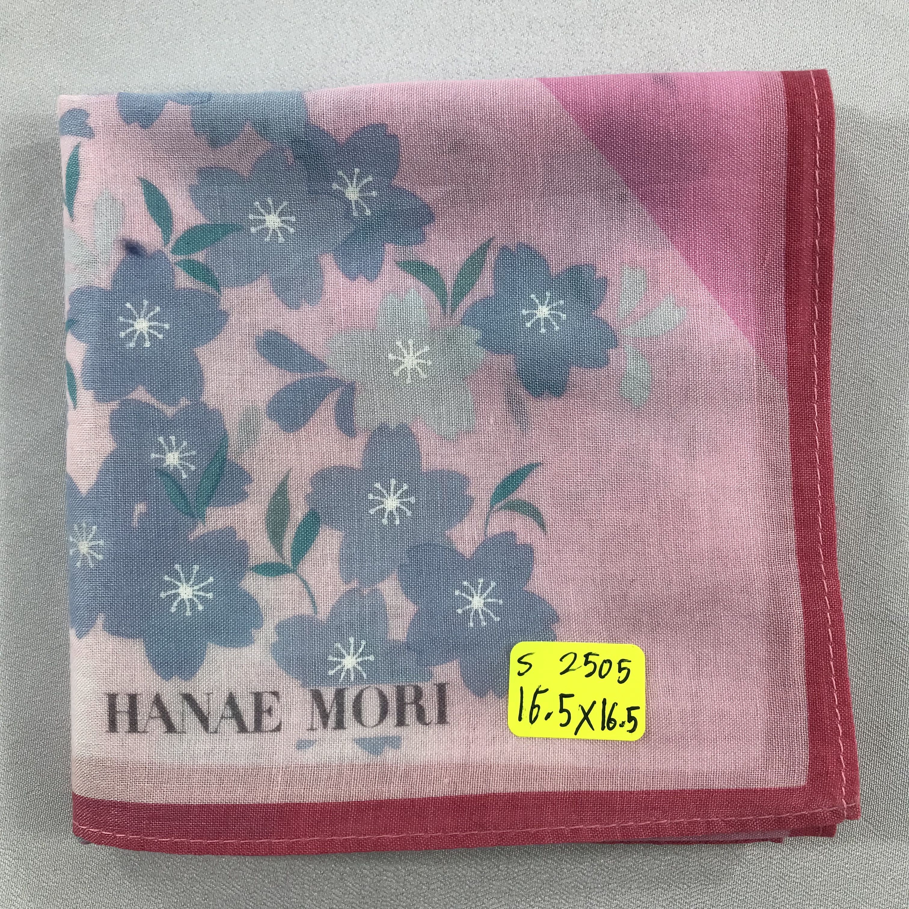 Hanae Mori × Vintage Hanae Mori Bandana / Handkerchief / Neckerchief - S2505 Size ONE SIZE - 5 Thumbnail