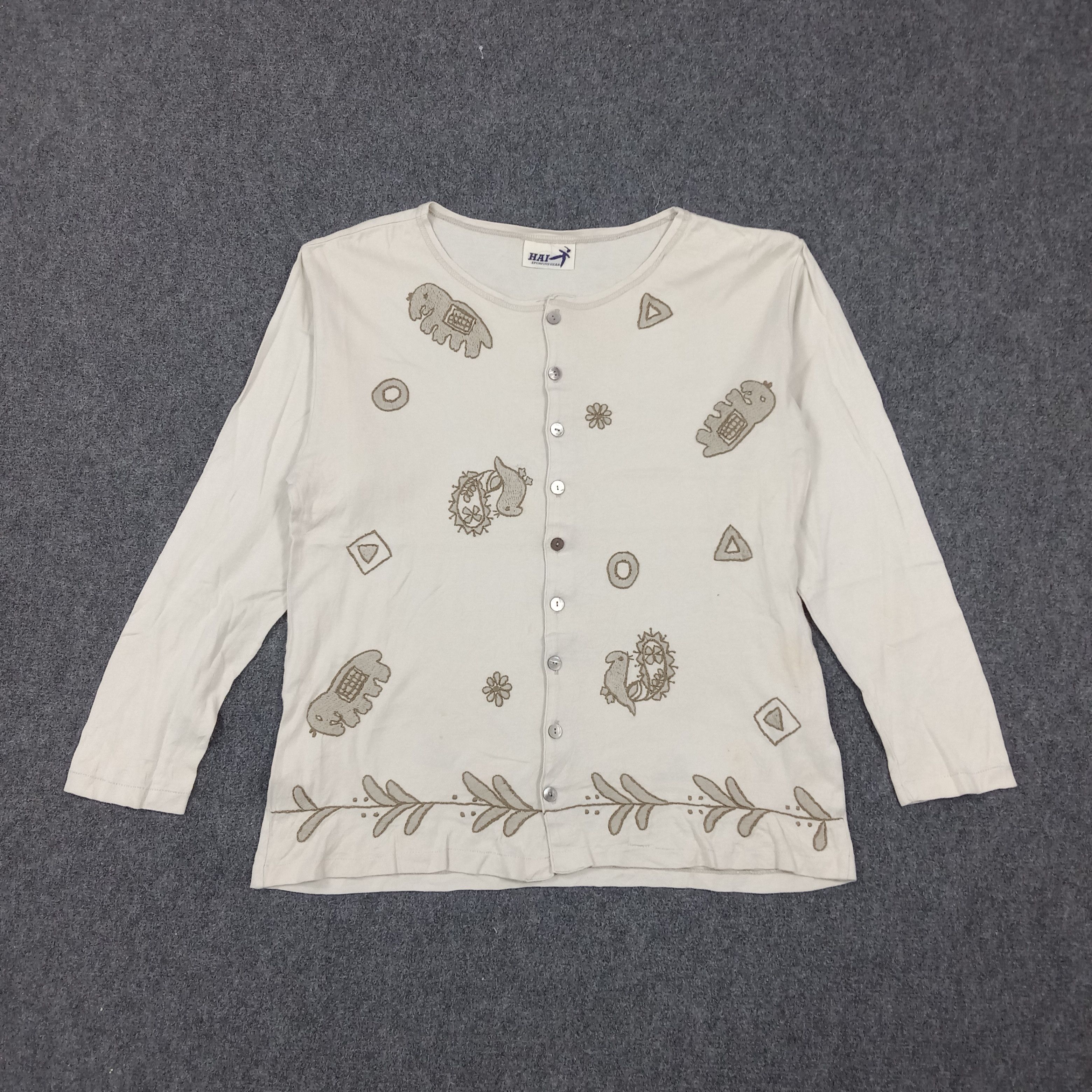 Hai Sporting Gear HAI Sporting Gear Embroidered Button Up Shirt C276N59 Size M / US 6-8 / IT 42-44 - 1 Thumbnail