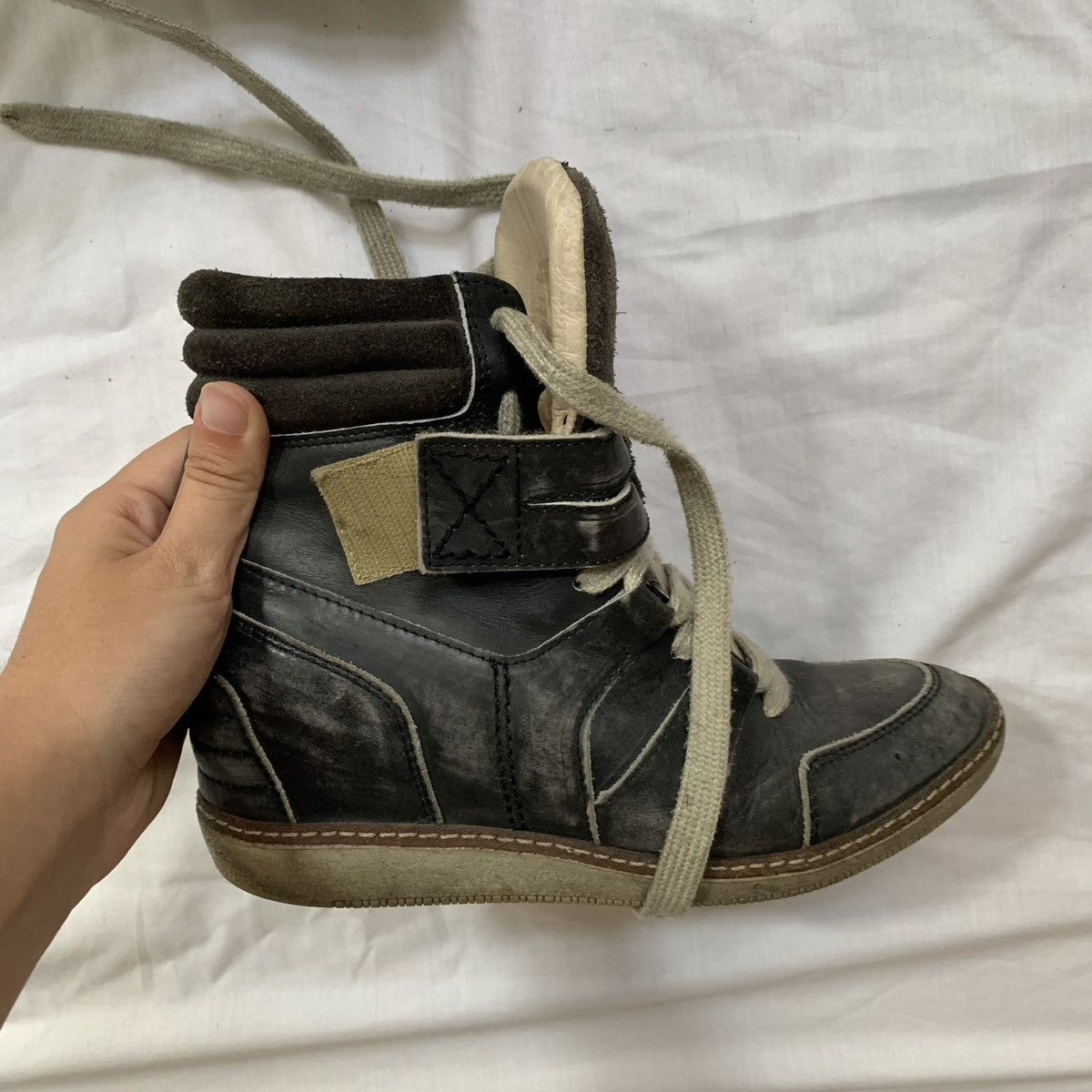 Diesel Rare Diesel Avant Garde Wedge Sneakers / Boots Size US 7 / IT 37 - 3 Thumbnail