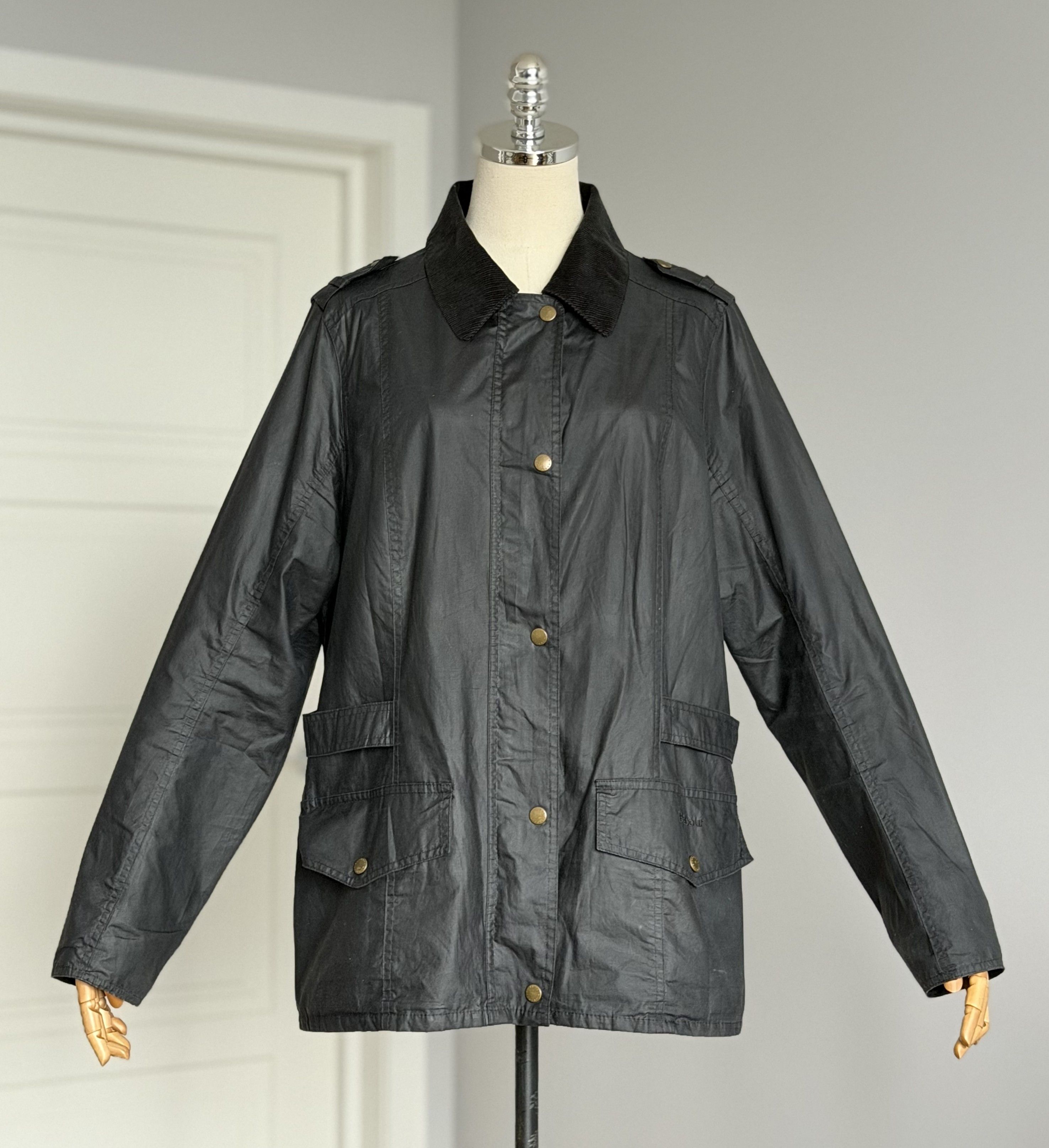 Barbour BARBOUR Tennant Wax Jacket Black Made E Rewax British Style Size XXL / US 16-18 / IT 52-54 - 1 Thumbnail