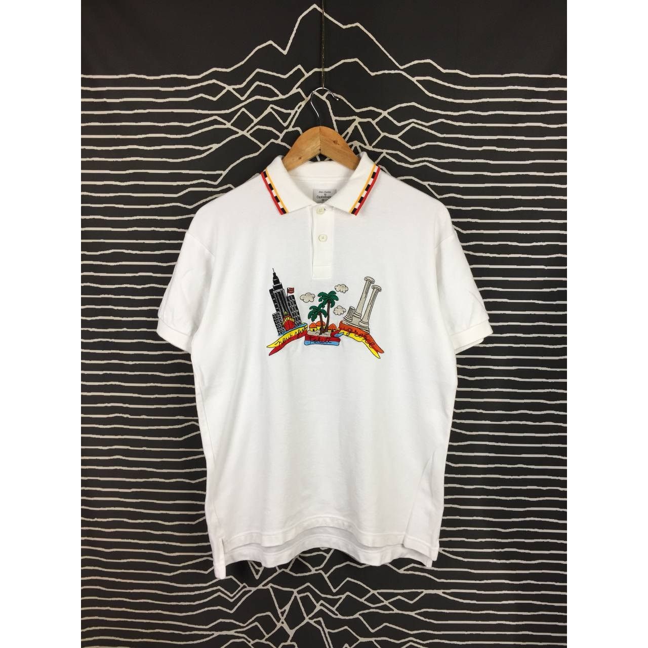 Designer × Jean Charles De Castelbajac × Vintage Jean Charles De Castelbajac Sport Embroidered Logo Polo Tee Size US L / EU 52-54 / 3 - 2 Thumbnail