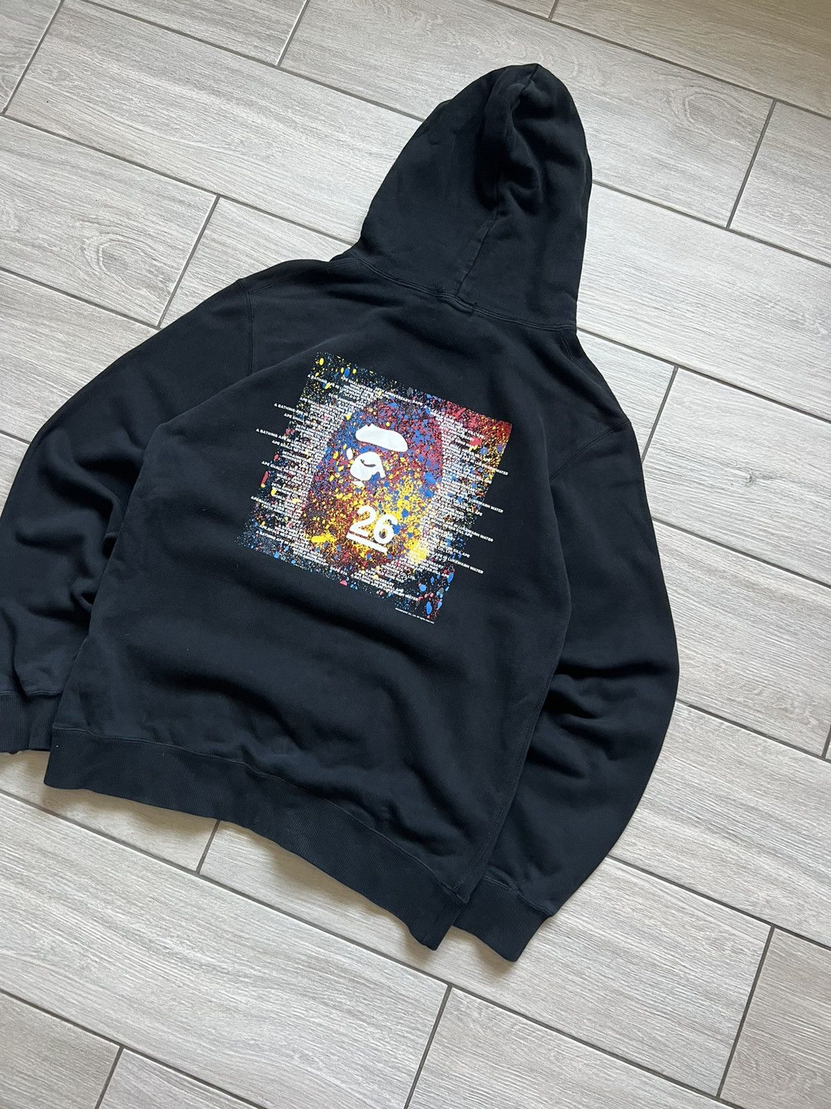 Bape BAPE Nowhere 26th Anniversary Pull Over Hoodie Black Size US XL / EU 56 / 4 - 3 Thumbnail