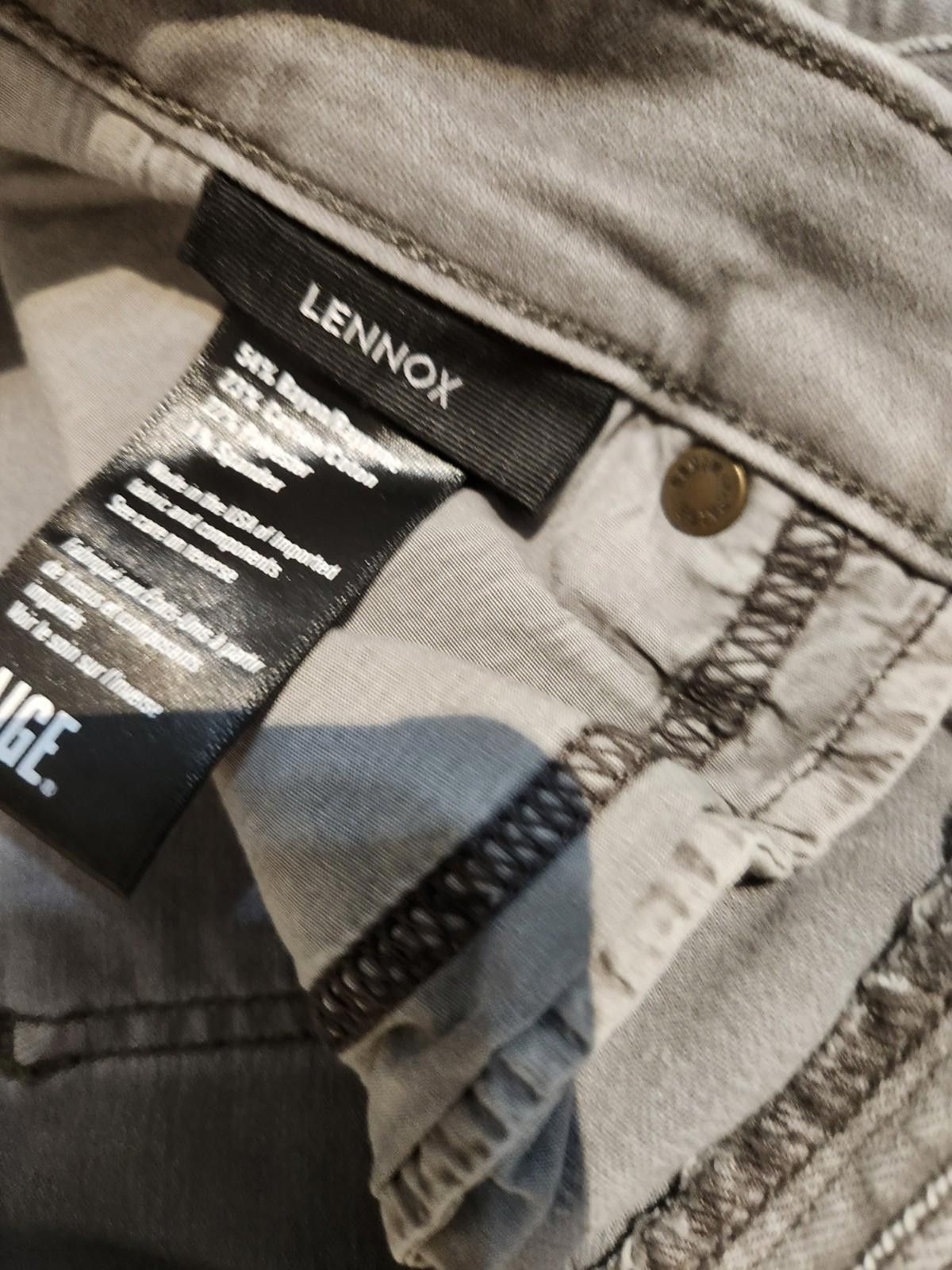 Paige PAIGE Lennox Jeans Men's 31x31 Gray Denim Slim Fit Jeans Size US 31 - 3 Thumbnail