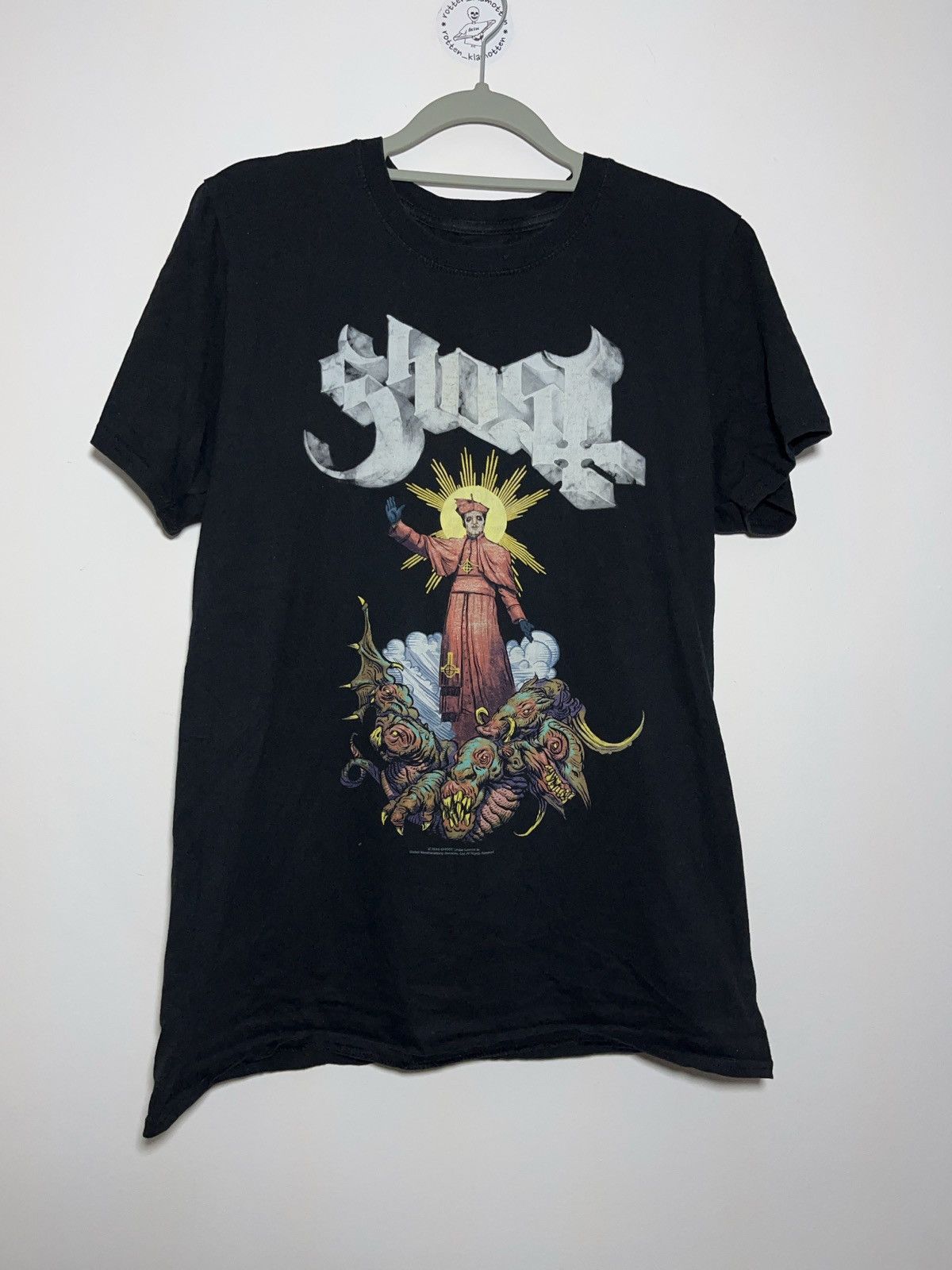 Rock Band Ghost Metal Band Rare Licensed Vintage Style T Shirt Black