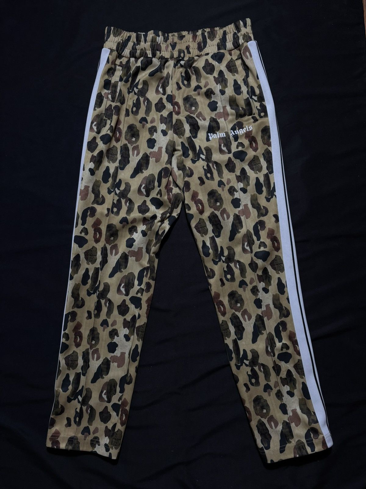 Palm Angels Palm Angels Cheetah Print Track Pants - Size XL Size US 36 / EU 52 - 1 Thumbnail