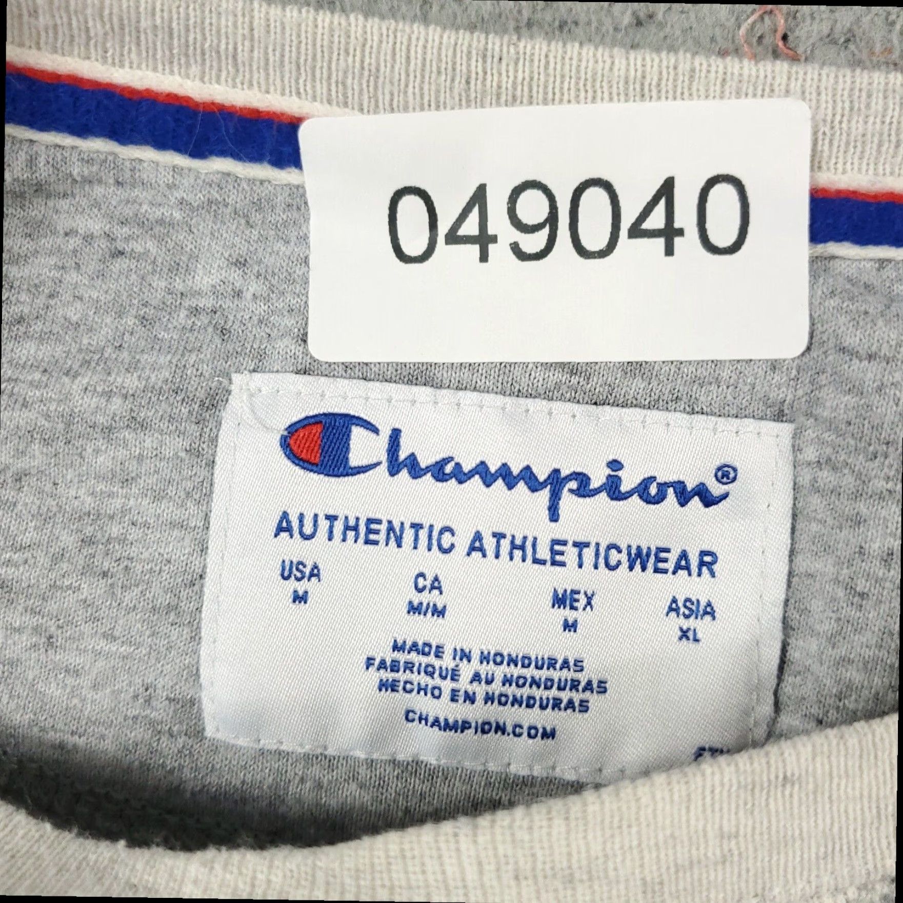 Champion Champion Womens Medium Gray Casual Pullover Sweatshirt Size M / US 6-8 / IT 42-44 - 8 Thumbnail