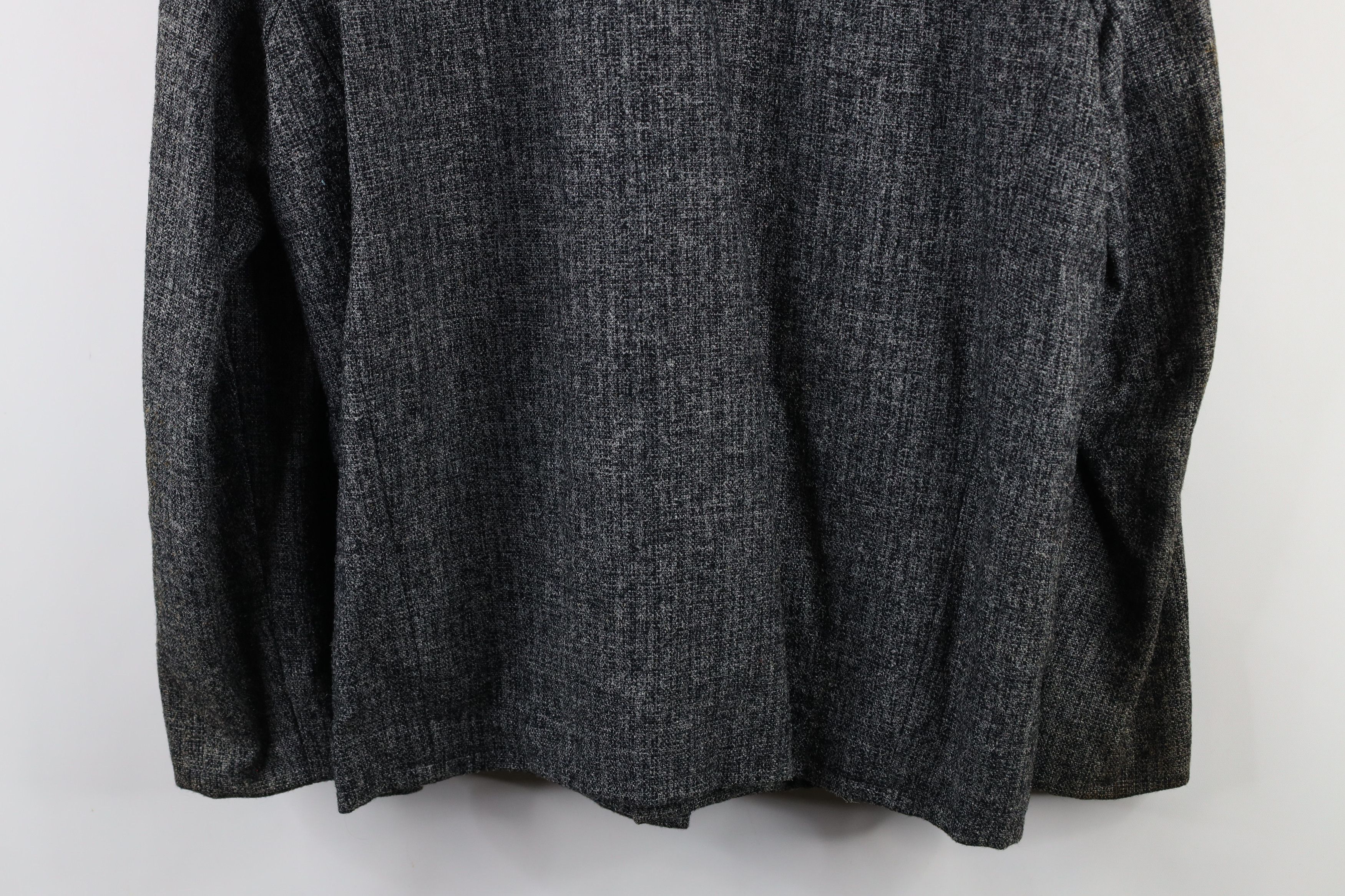 Vintage Vintage 60s 70s Norwegian Wool Tweed Blazer Jacket Gray Size US XL / EU 56 / 4 - 15 Thumbnail