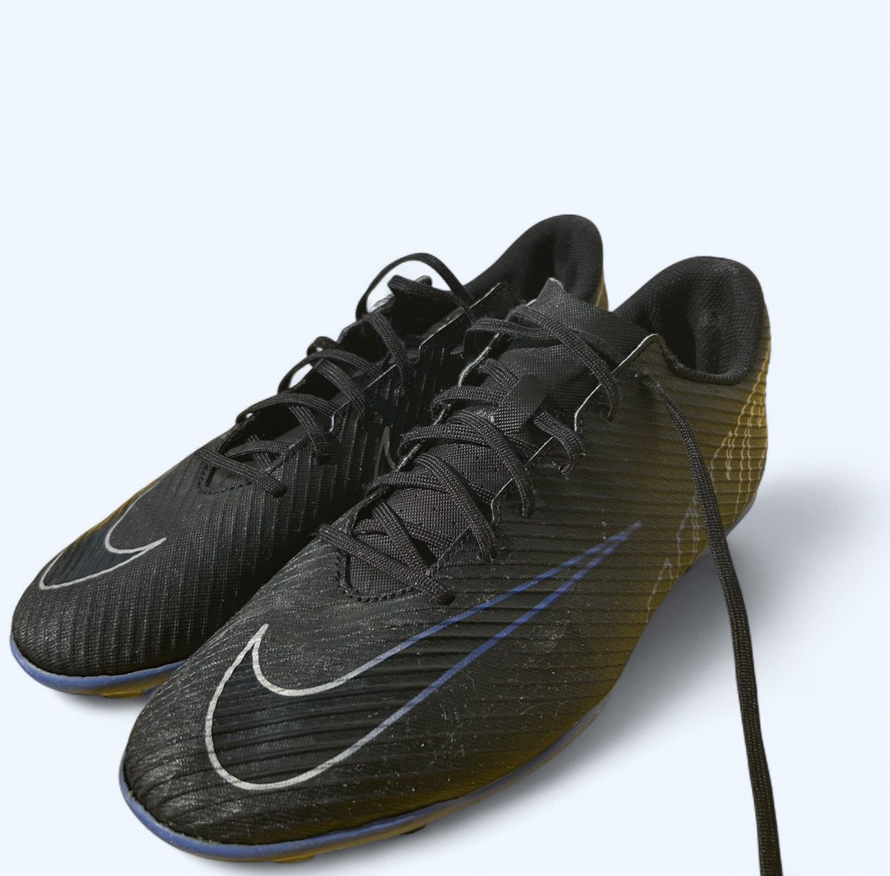 Nike Nike Men’s Zoom Mercurial Vapor 15 Club FG/MG Black/Blue Size US 11 / EU 44 - 5 Thumbnail