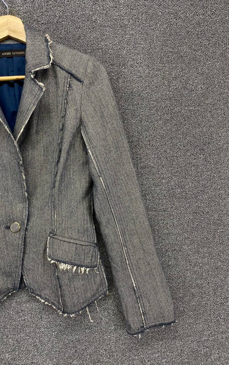 Andreluciano Vintage Andreluciano Punk Style Wool Coat jacket Size S / US 4 / IT 40 - 4 Thumbnail