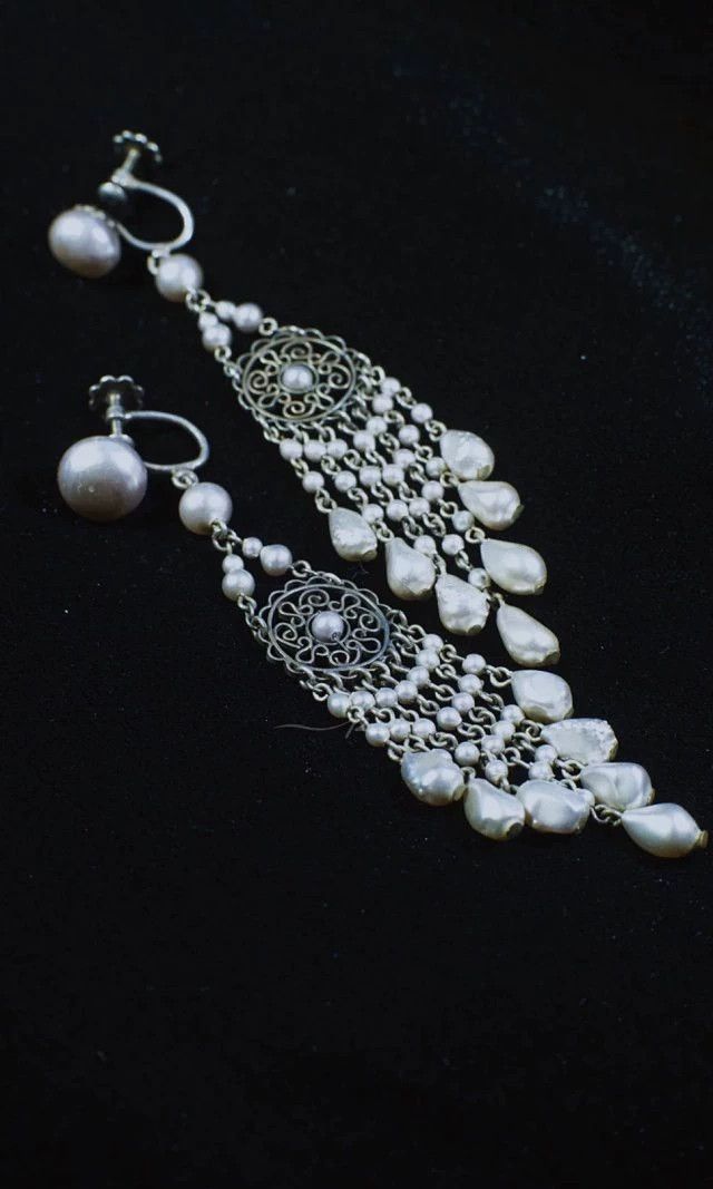 Other 1920s Louis Rousselet Baroque Pearl Earclips & Brooch Size ONE SIZE - 6 Thumbnail