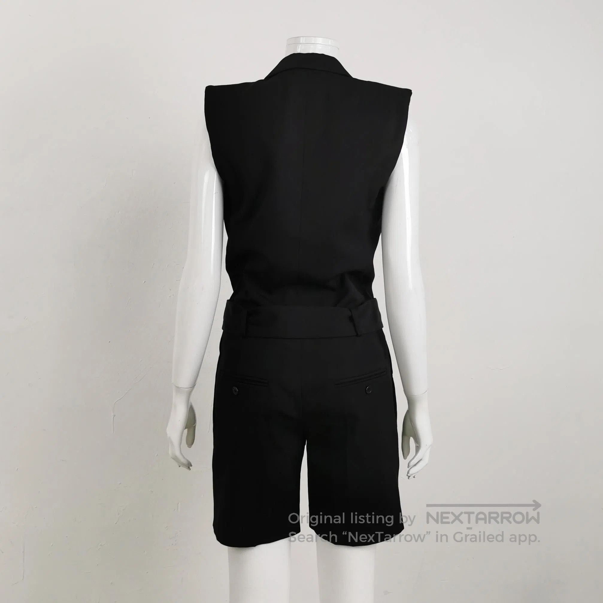 Saint Laurent Paris Saint Laurent Wool Lapel Sleeveless Vest Size XL. Size XL / US 12-14 / IT 48-50 - 1 Thumbnail