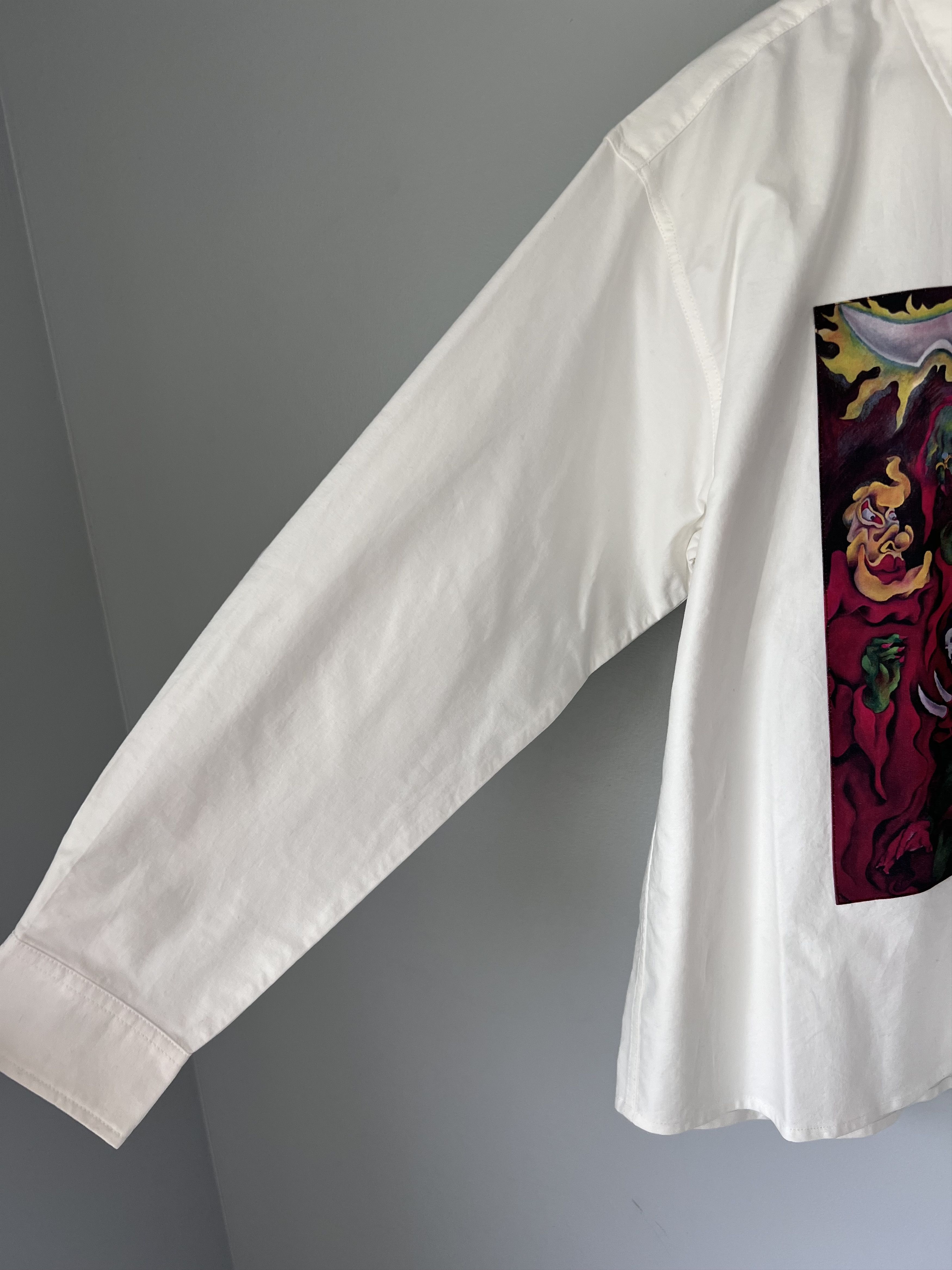 Brain Dead Brain Dead Mythic Star Oxford Shirt in White Size US L / EU 52-54 / 3 - 4 Thumbnail