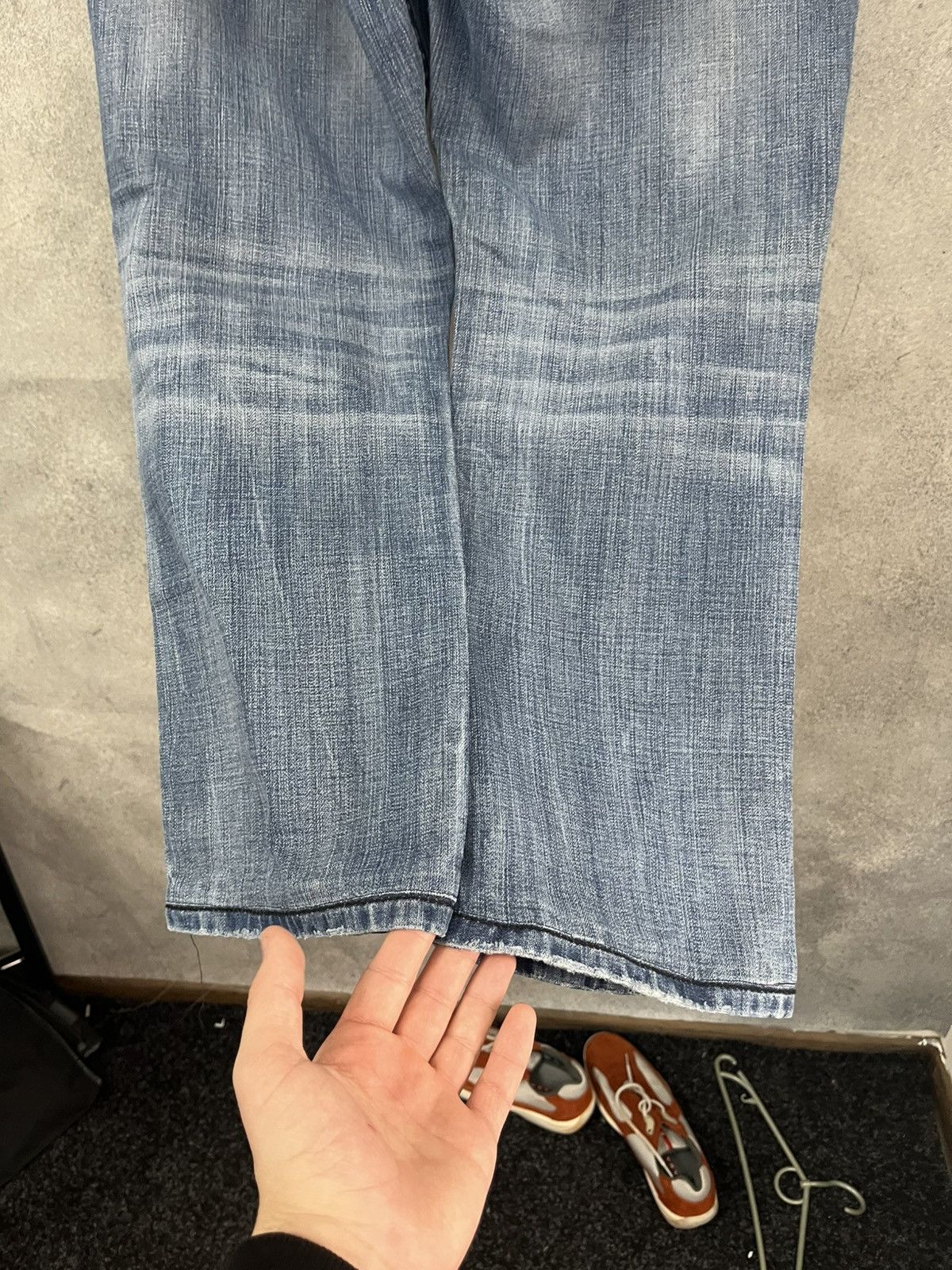 Rock Revival ROCK REVIVAL Hadriel Straight Blue Distressed Jeans Size US 34 / EU 50 - 8 Thumbnail
