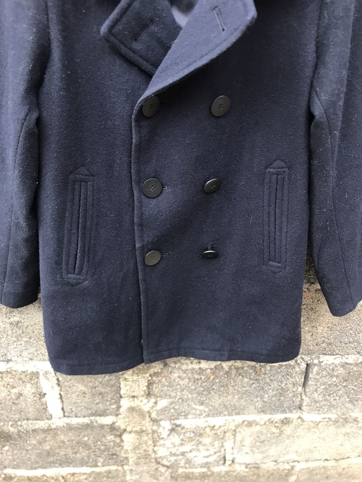 Uniqlo 🌟Ines De La Fressange Uniqlo Wool Double Breast Peacoat Size M / US 6-8 / IT 42-44 - 4 Thumbnail