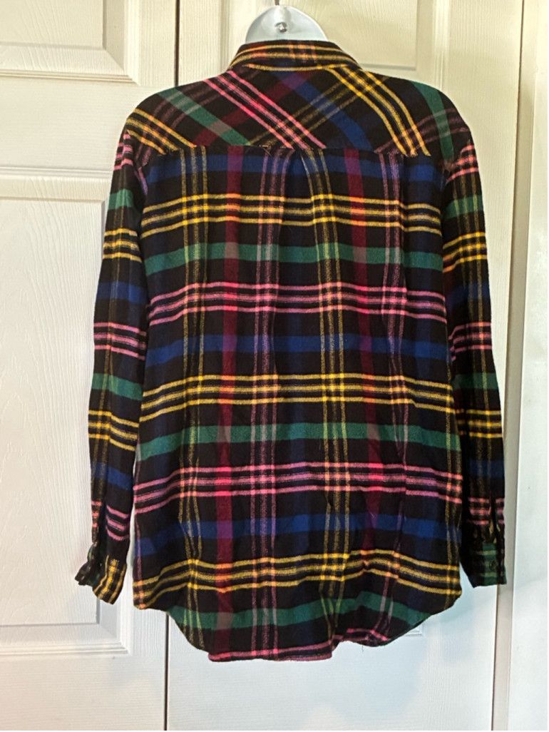Other christopher & Banks Flanel Shirt Size L / US 10 / IT 46 - 2 Thumbnail