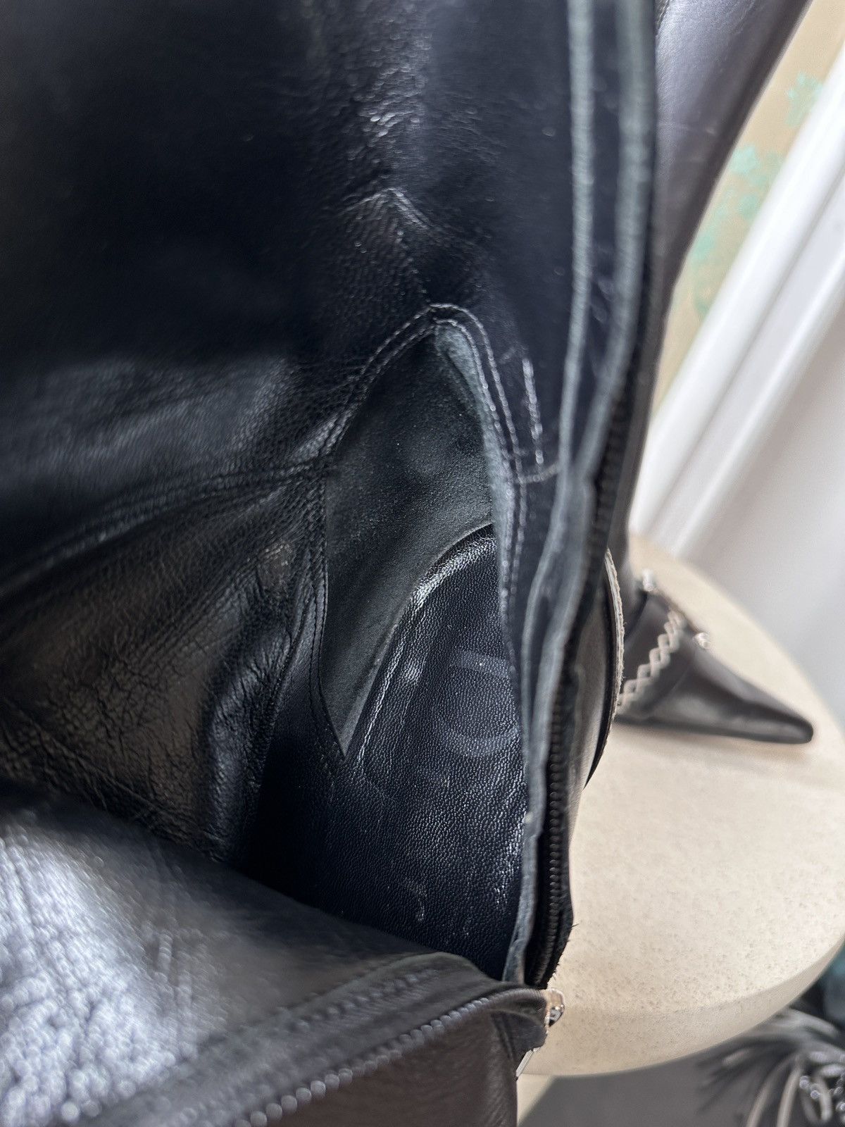 Dior DIOR CD Logo Black Leather Pointed Toe Ankle Boots Size US 5.5 / IT 35.5 - 15 Thumbnail