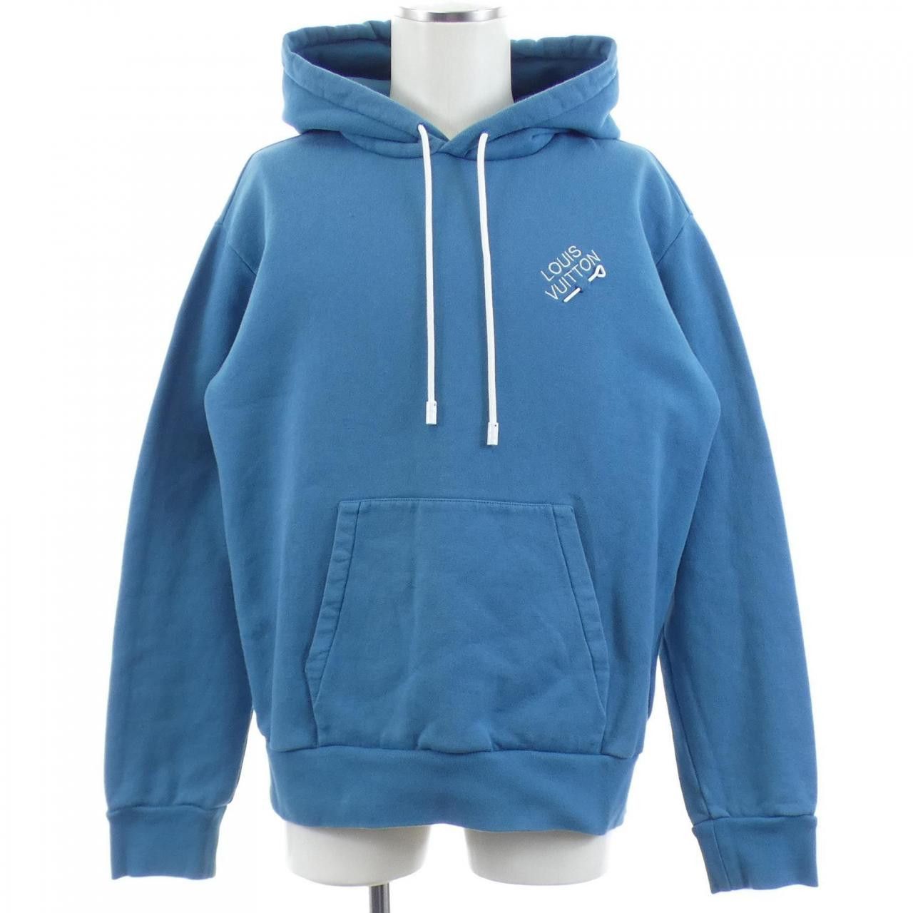 Louis Vuitton Louis Vuitton Louis Vuitton Signature Hoodie With Embroidery Hoodie Textile Sweatshirts & Hoodies HNY56WIHN DUTY FREE for USA Size ONE SIZE - 1 Thumbnail