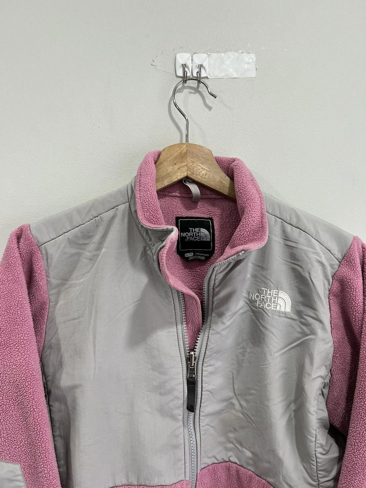 Vintage Vintage North Face Denali Pink sweater zip up Size XL / US 12-14 / IT 48-50 - 2 Thumbnail