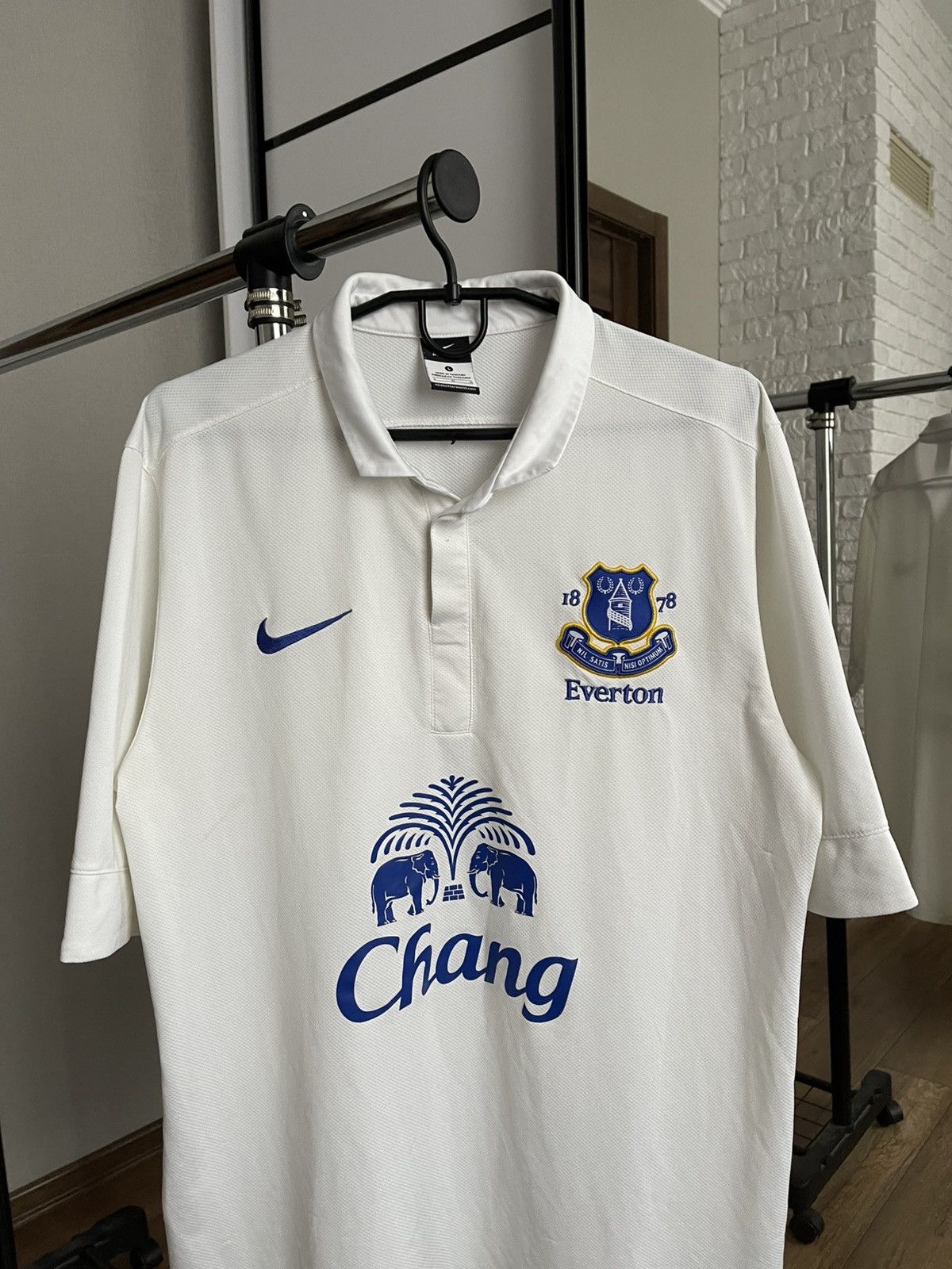 Nike 2012/2013 Nike Everton Soccer Jersey T-Shirt Tee Size US L / EU 52-54 / 3 - 5 Thumbnail
