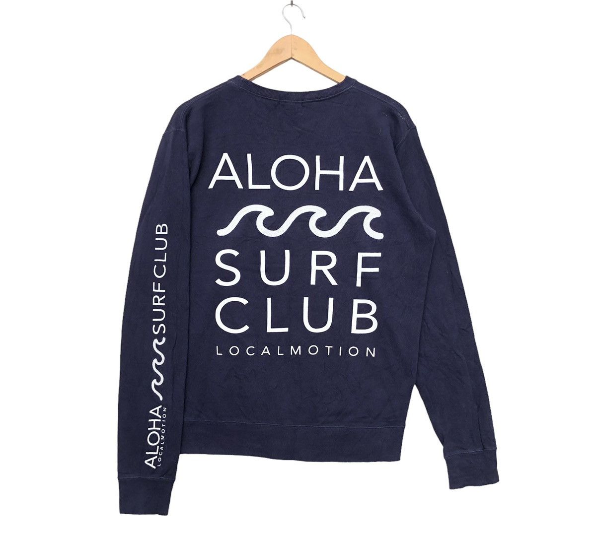 Japanese Brand Aloha Surf Club by Local Motion Sweatshirt | Spell Out | L Size US L / EU 52-54 / 3 - 1 Thumbnail