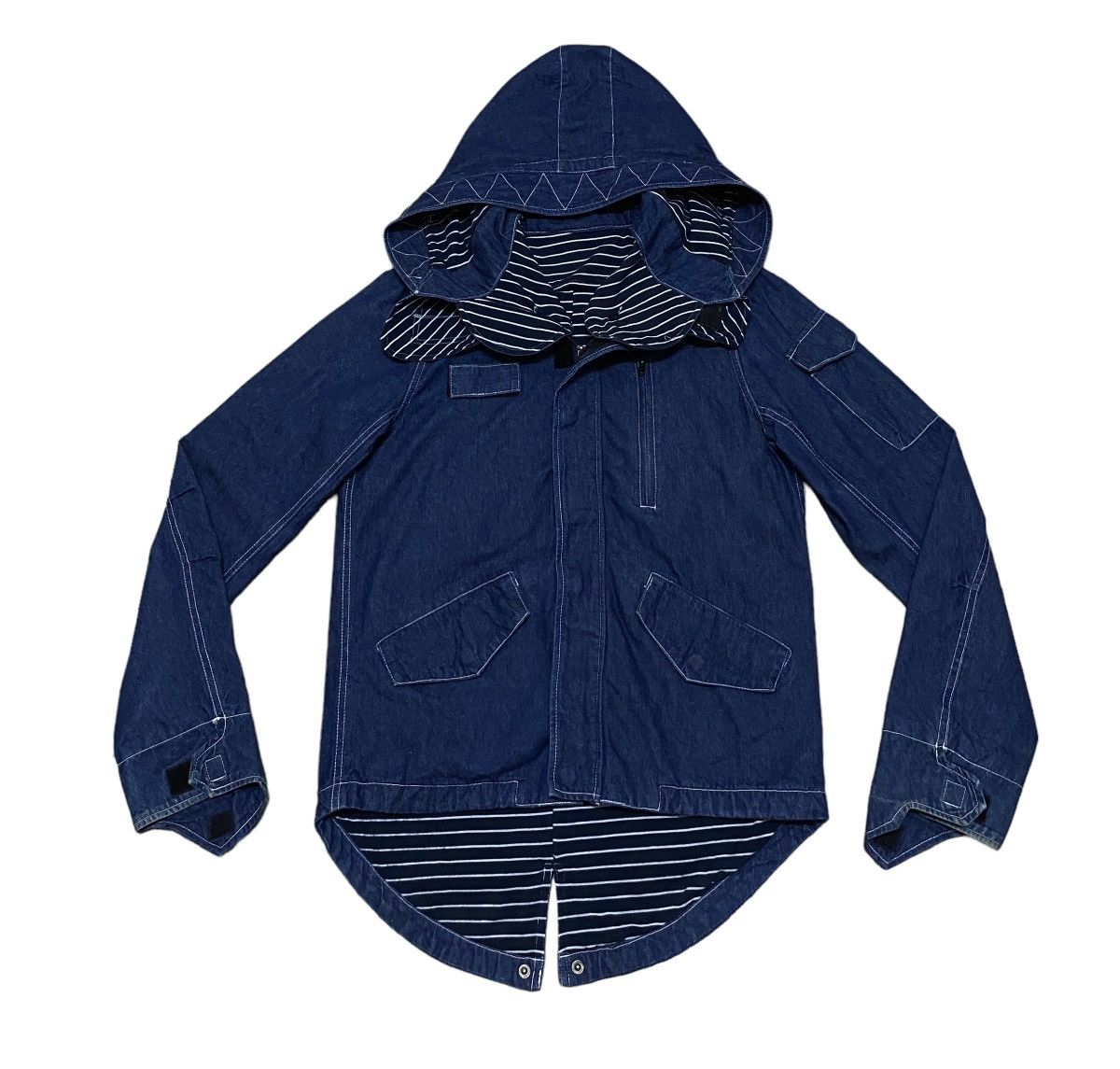 Ciaopanic Rare Design Vintage Ciao Pull Over Smokey Denim Jacket 1990s Size US M / EU 48-50 / 2 - 2 Thumbnail
