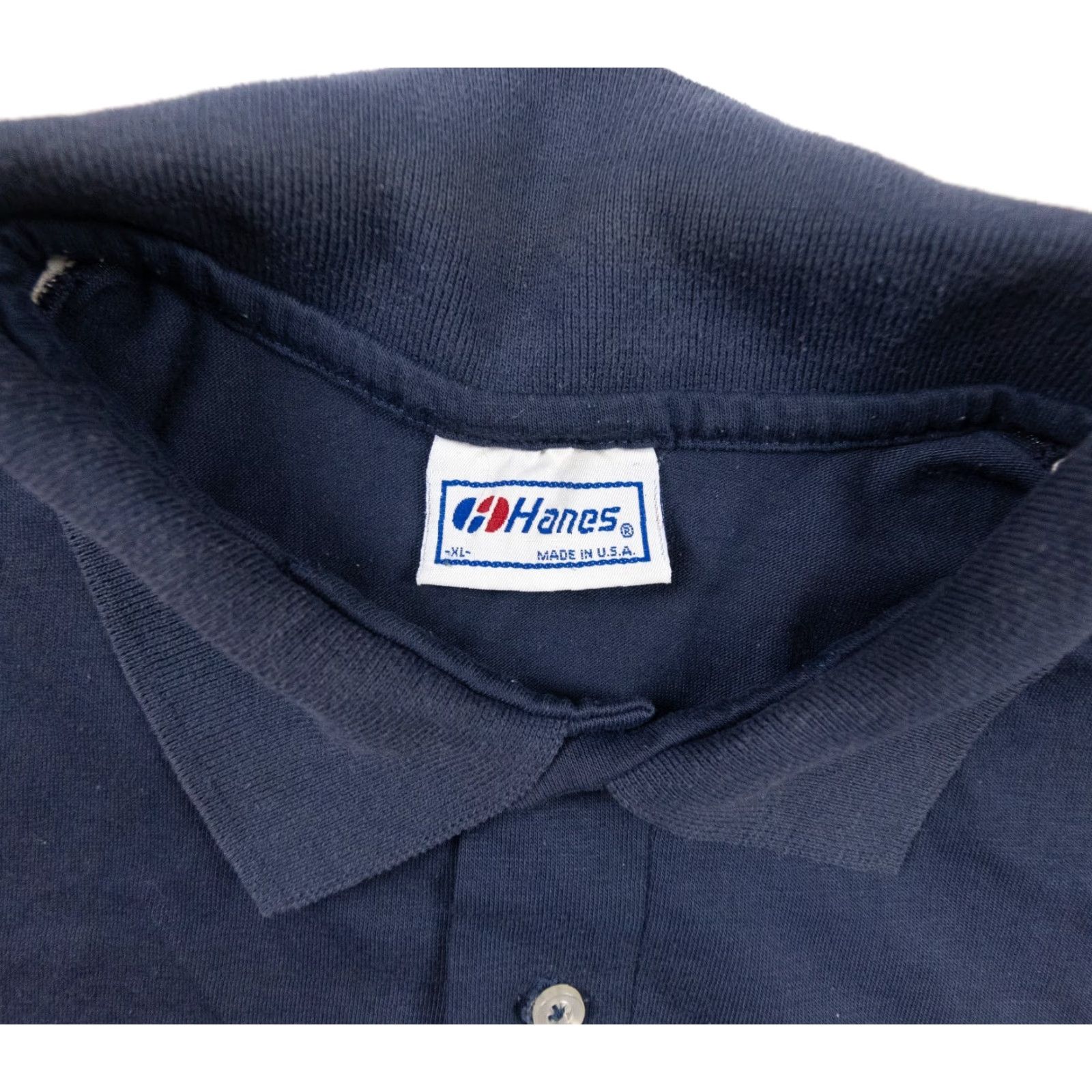 Harley Davidson VINTAGE Harley-Davidson Shirt Men XL Blue 80s Polo Short Sleeve Motorcycle Logo, Collared, Button, Cotton/Poly, Regular Fit, Vintage 1980s Size US XL / EU 56 / 4 - 5 Thumbnail