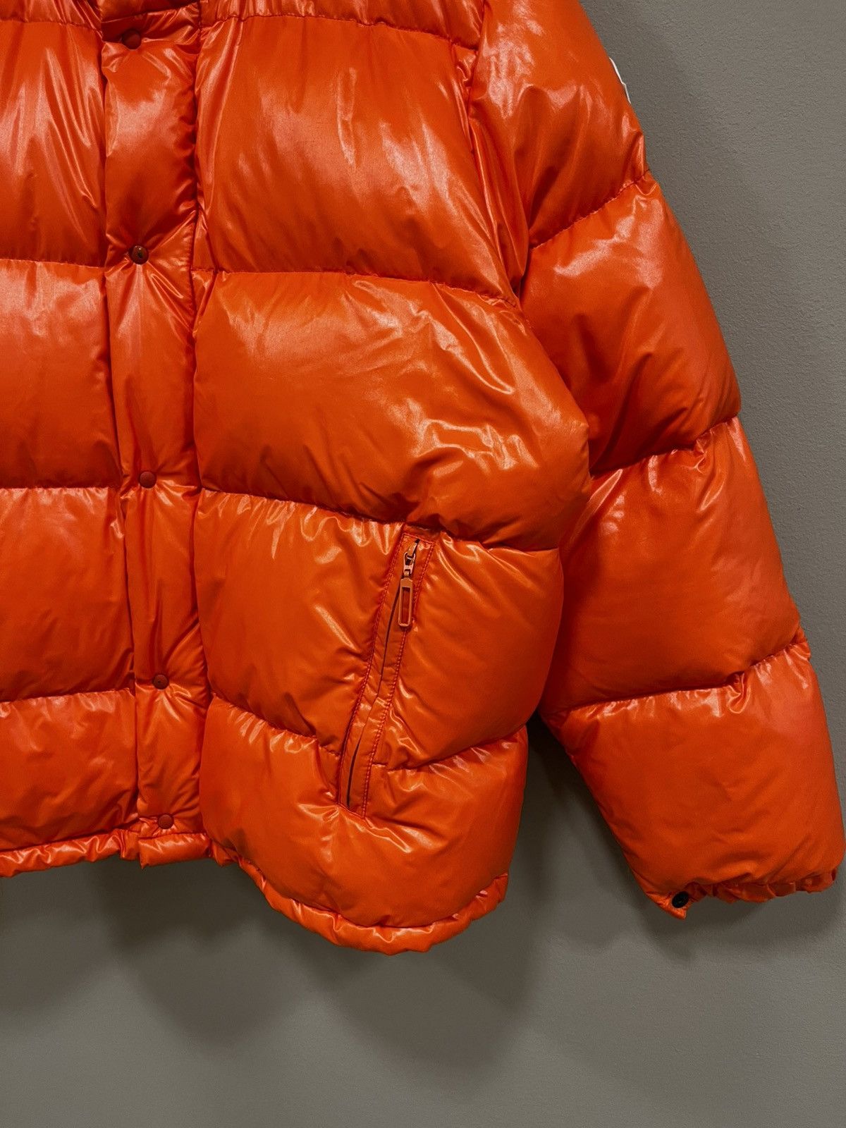 Moncler Moncler Orange Puffer Down Jacket Grenoble Rare Vintage Size US M / EU 48-50 / 2 - 6 Thumbnail