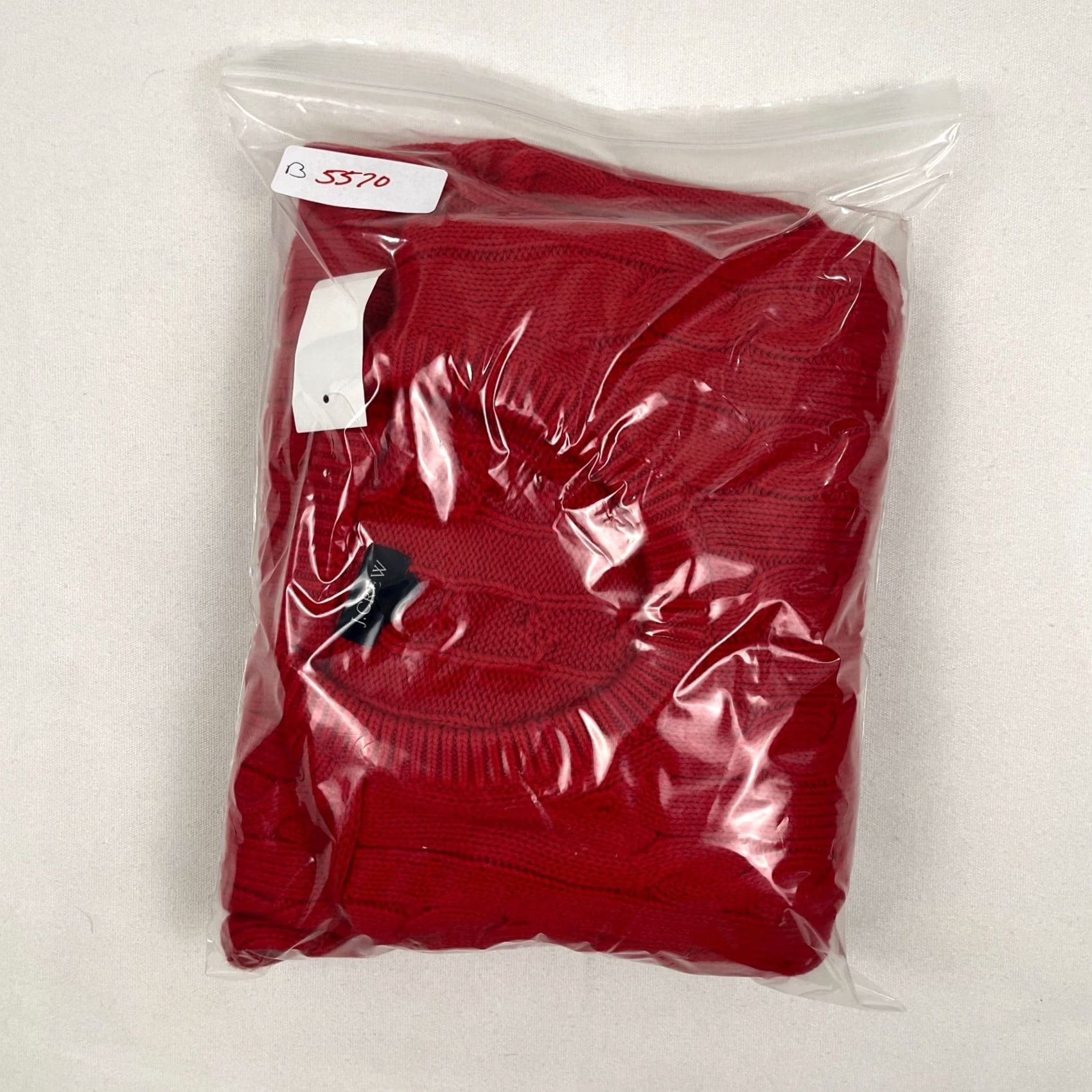 J.Crew J.CREW Sweater Mens XL Red Cable Knit Cotton Crewneck Fisherman Holiday Prep NEW Size US XL / EU 56 / 4 - 8 Thumbnail