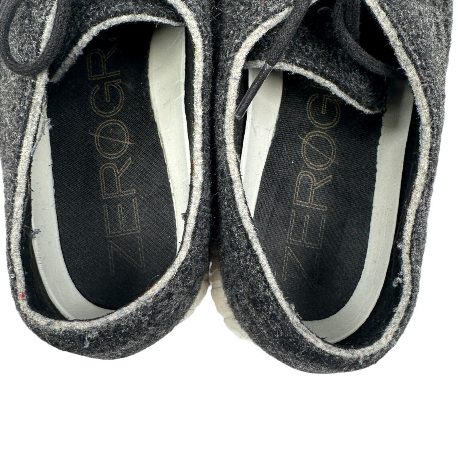 Cole Haan Cole Haan Zerogrand Short Wing Oxford Shoes 11 Gray Wool Size US 11 / EU 44 - 6 Thumbnail