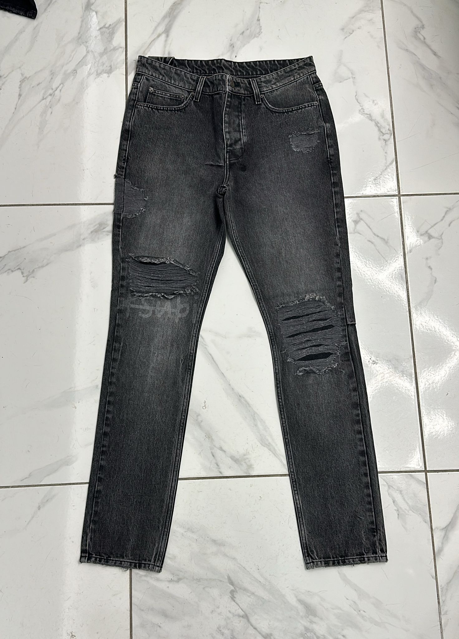 Ksubi Ksubi Asphalt Trashed Sample Jean Size 32 Size US 32 / EU 48 - 1 Thumbnail