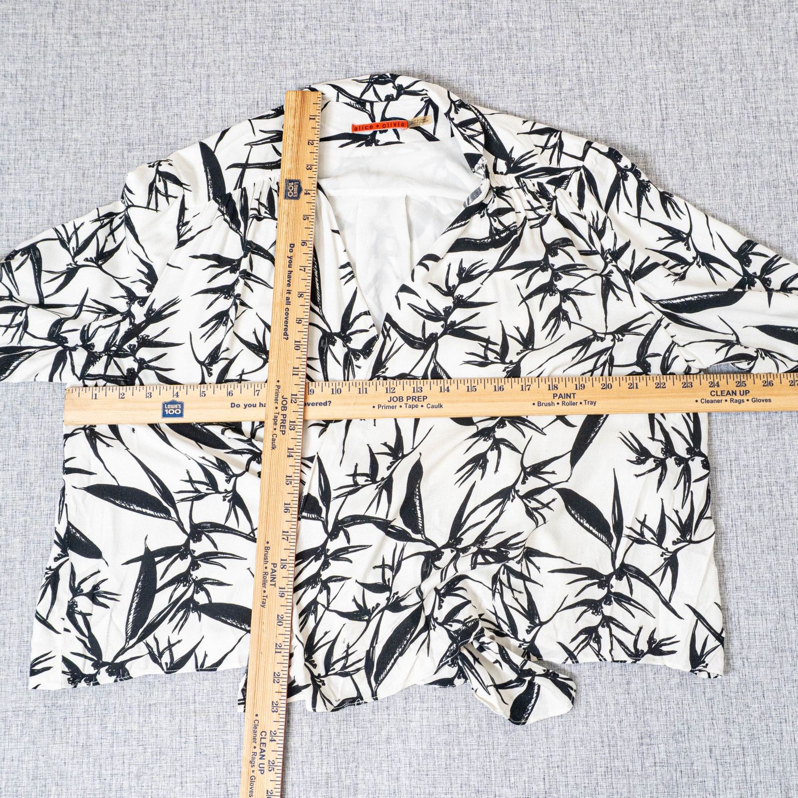 Alice + Olivia Alice + Olivia Botanical ink Open Front Kimono Jacket Top Size L / US 10 / IT 46 - 6 Thumbnail