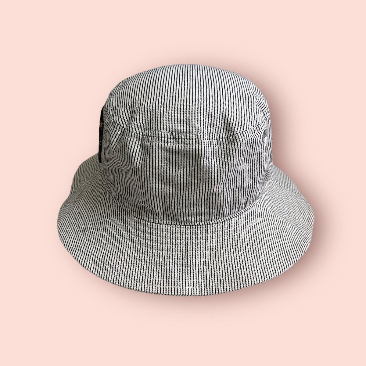 Edwin × Japanese Brand RARE VINTAGE EDWIN HICKORY STRIPED BUCKET HAT Size ONE SIZE - 14 Thumbnail