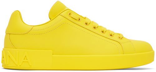 image of Dolce Gabbana Os11X0124 Sneakers In Yellow, Men's