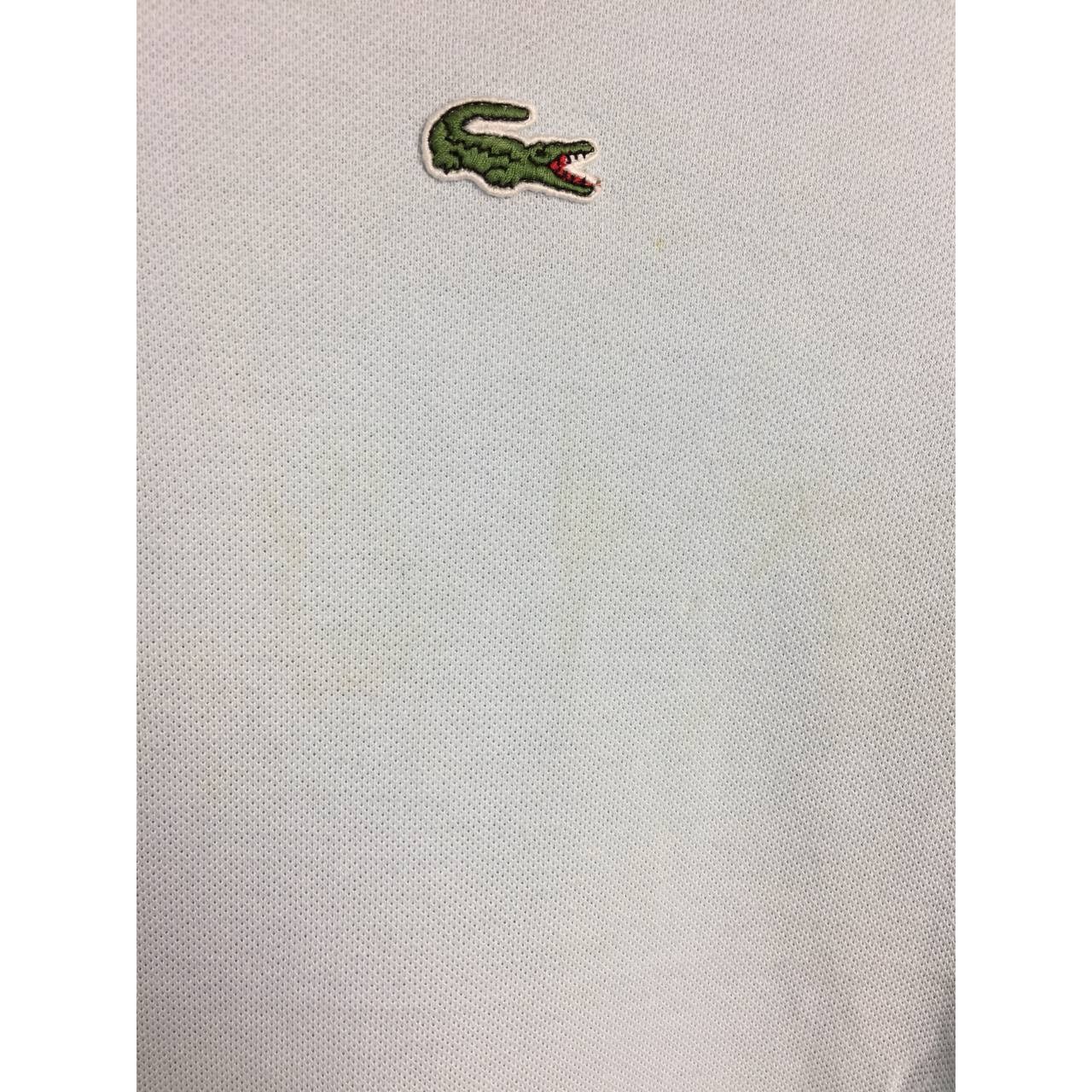 Lacoste × Vintage Vtg Lacoste Embroidered Logo Made In Peru Polo Tee Size US M / EU 48-50 / 2 - 6 Thumbnail
