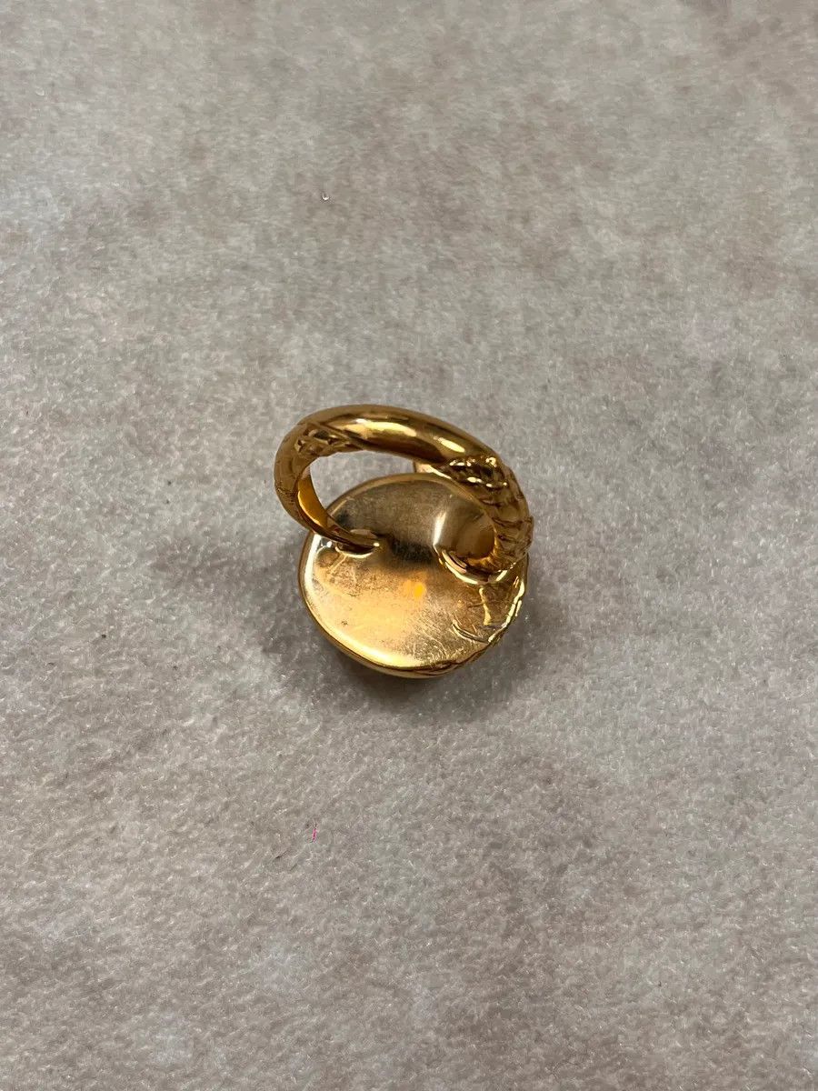 Roberto Cavalli 2010s Cavalli Snake Gold & Silver Color Ring Size ONE SIZE - 5 Thumbnail
