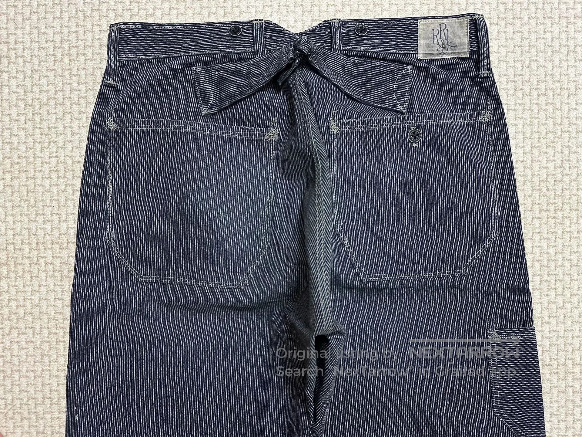 RRL Ralph Lauren RRL Vintage Navy Stripe Work Pants. Size US 29 - 5 Thumbnail