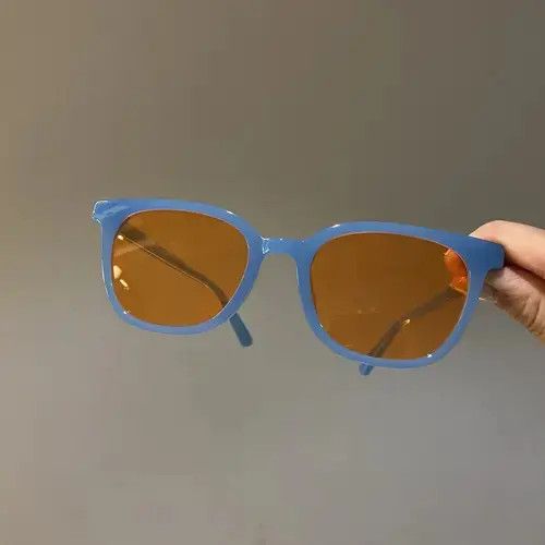 Other Vintage orange square frame sunglasses Size ONE SIZE - 1 Thumbnail
