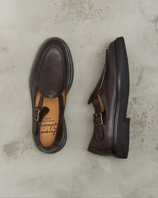 Jacques Soloviere Jacques Soloviere Jo Shoes, Grained Ebano Size US 11 / EU 44 - 4 Thumbnail