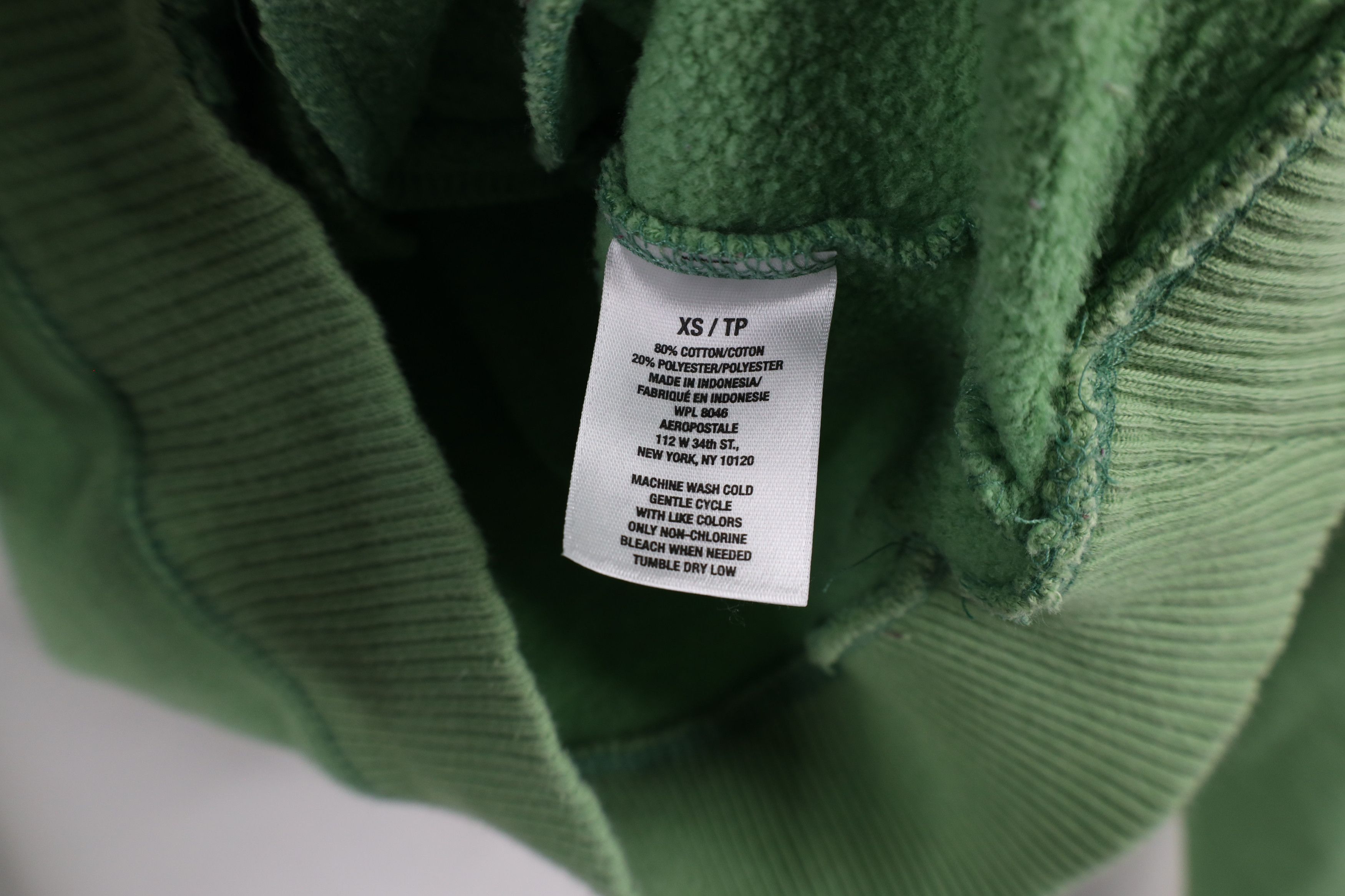 Aeropostale × Vintage Vintage 90s Y2K Aeropostale Spell Babydoll Hoodie Sweatshirt Size XS / US 0-2 / IT 36-38 - 10 Thumbnail