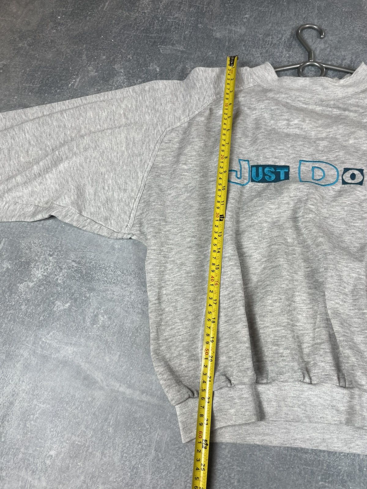 Nike 📏 Vintage 90s boxy Nike just do it gray sweatshirt 📏 Size US M / EU 48-50 / 2 - 4 Thumbnail