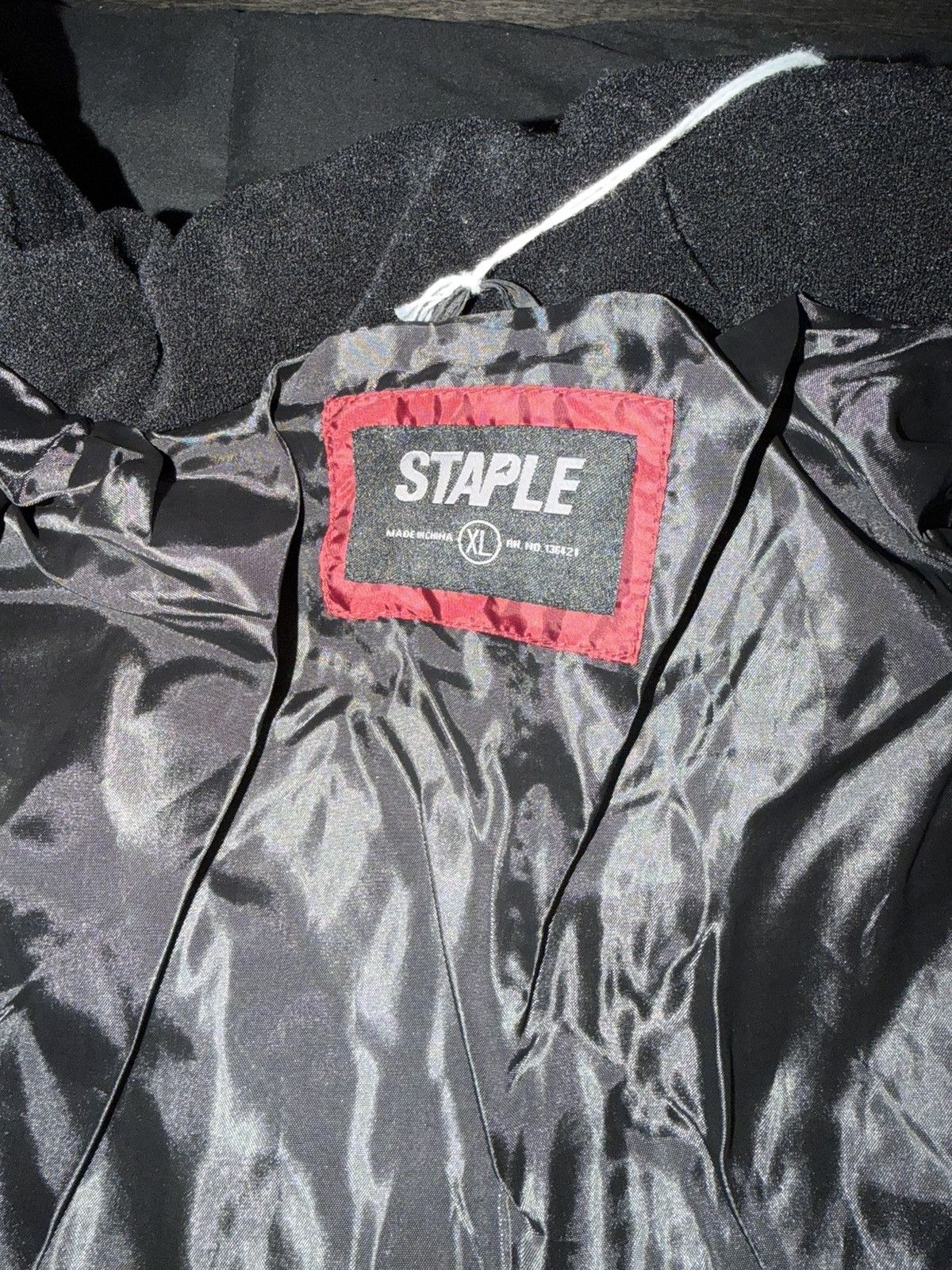 Staple Staple Pigeon Large Bomber Jacket Maroon:/Black Brand NWT Size US L / EU 52-54 / 3 - 4 Thumbnail