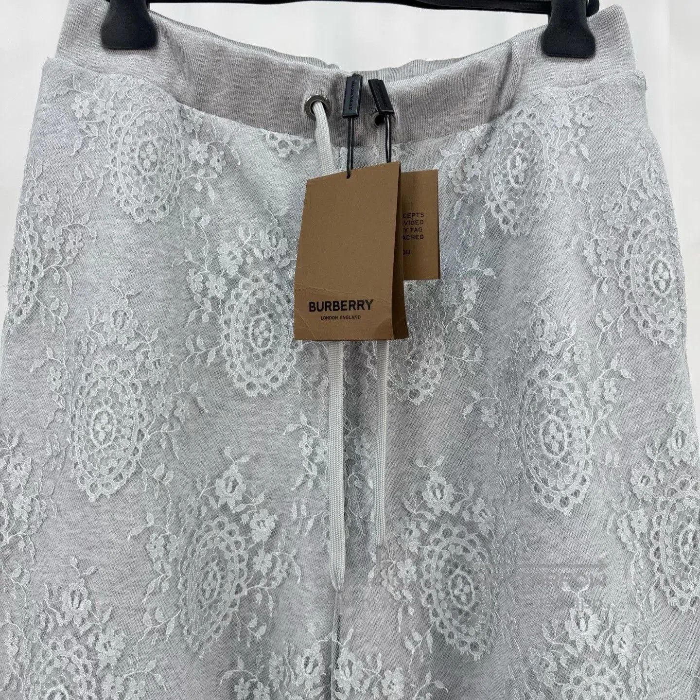 Burberry Burberry Runway Gray Lace Mesh Shorts. Size 28" / US 6 / IT 42 - 3 Thumbnail