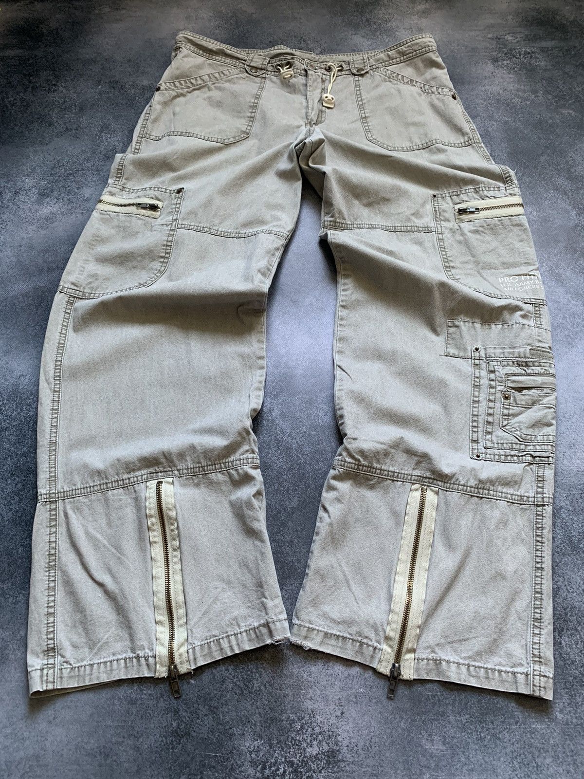 Hysteric Glamour Vintage Balenciaga Junya Watanabe Style Cargo Washed Jeans Size US 34 / EU 50 - 1 Thumbnail